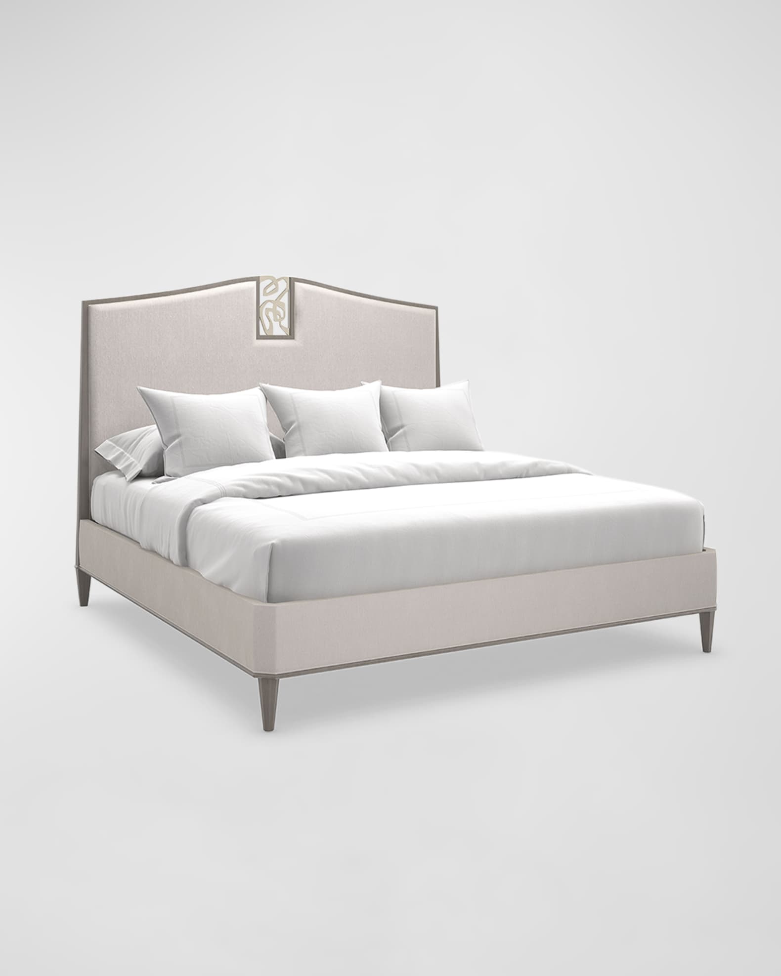 Caracole Crescendo Upholstered King Bed Horchow