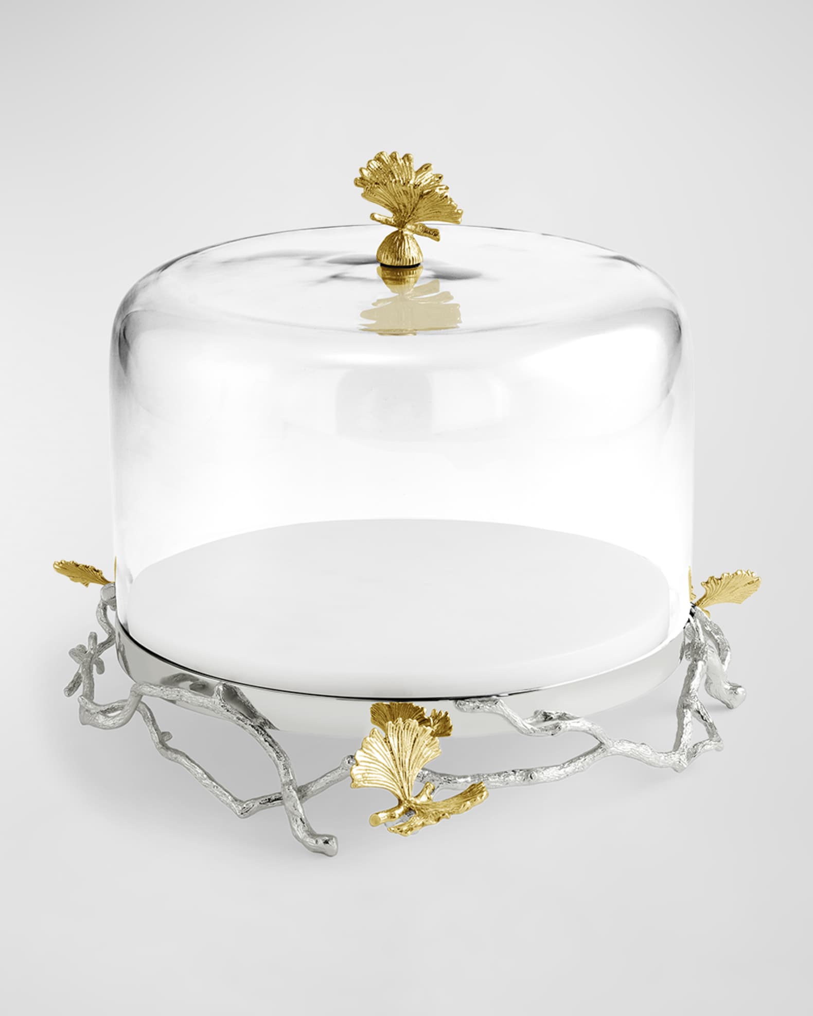 Michael Aram Butterfly Ginkgo Cake Stand With Dome Horchow