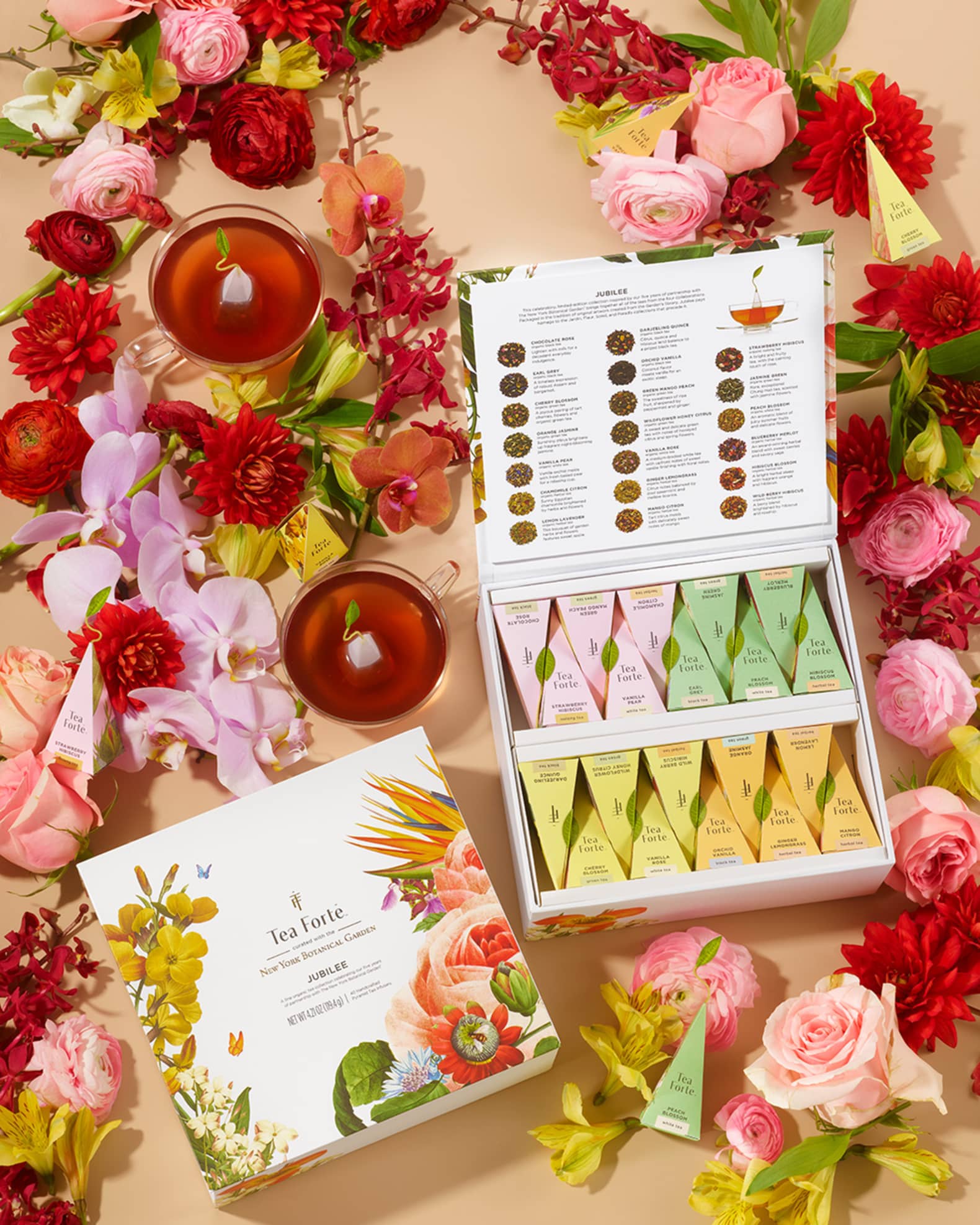 Tea Forte x The New York Botanical Garden Jubilee Tea Chest | Horchow