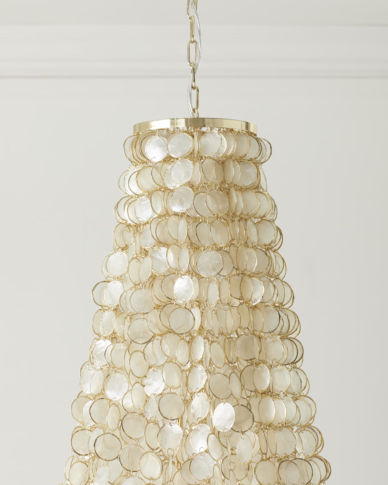 Capiz ceiling light on sale