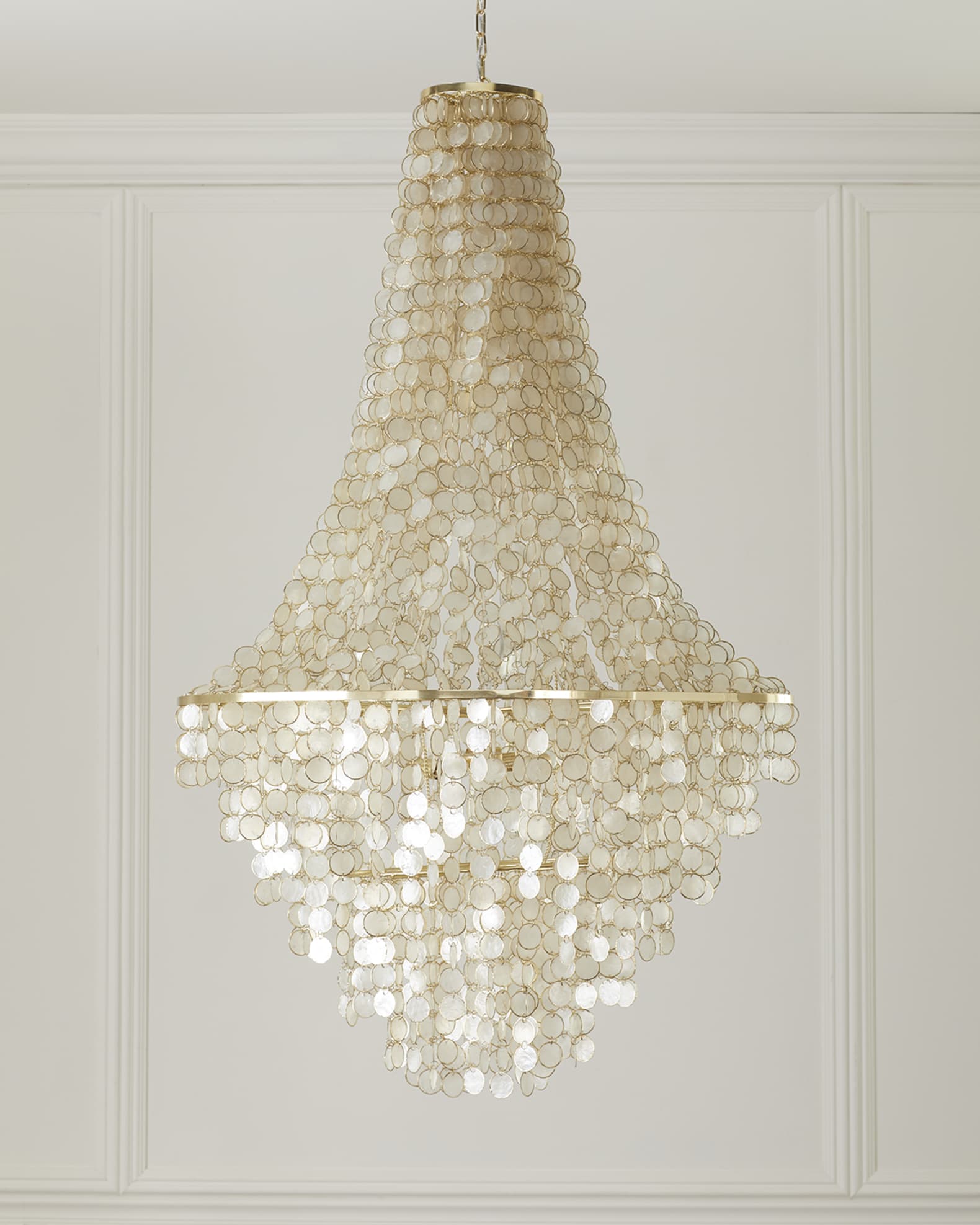 Seashell chandelier lighting clearance