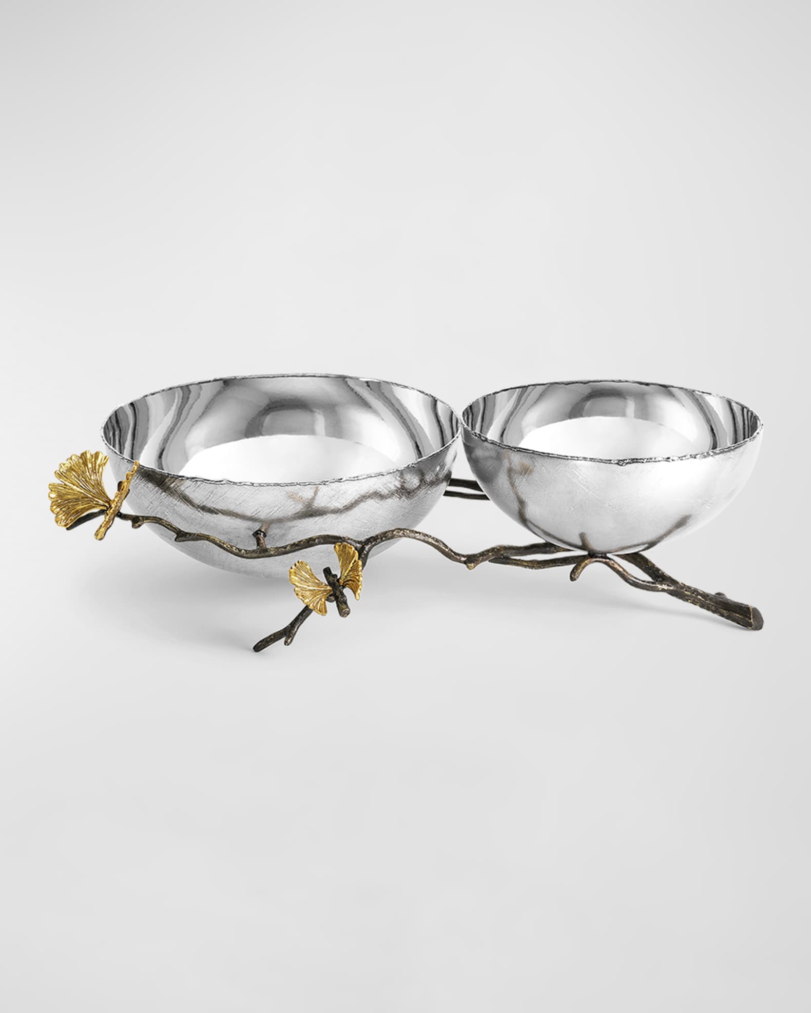 Michael Aram Butterfly Ginkgo Double Bowl | Horchow