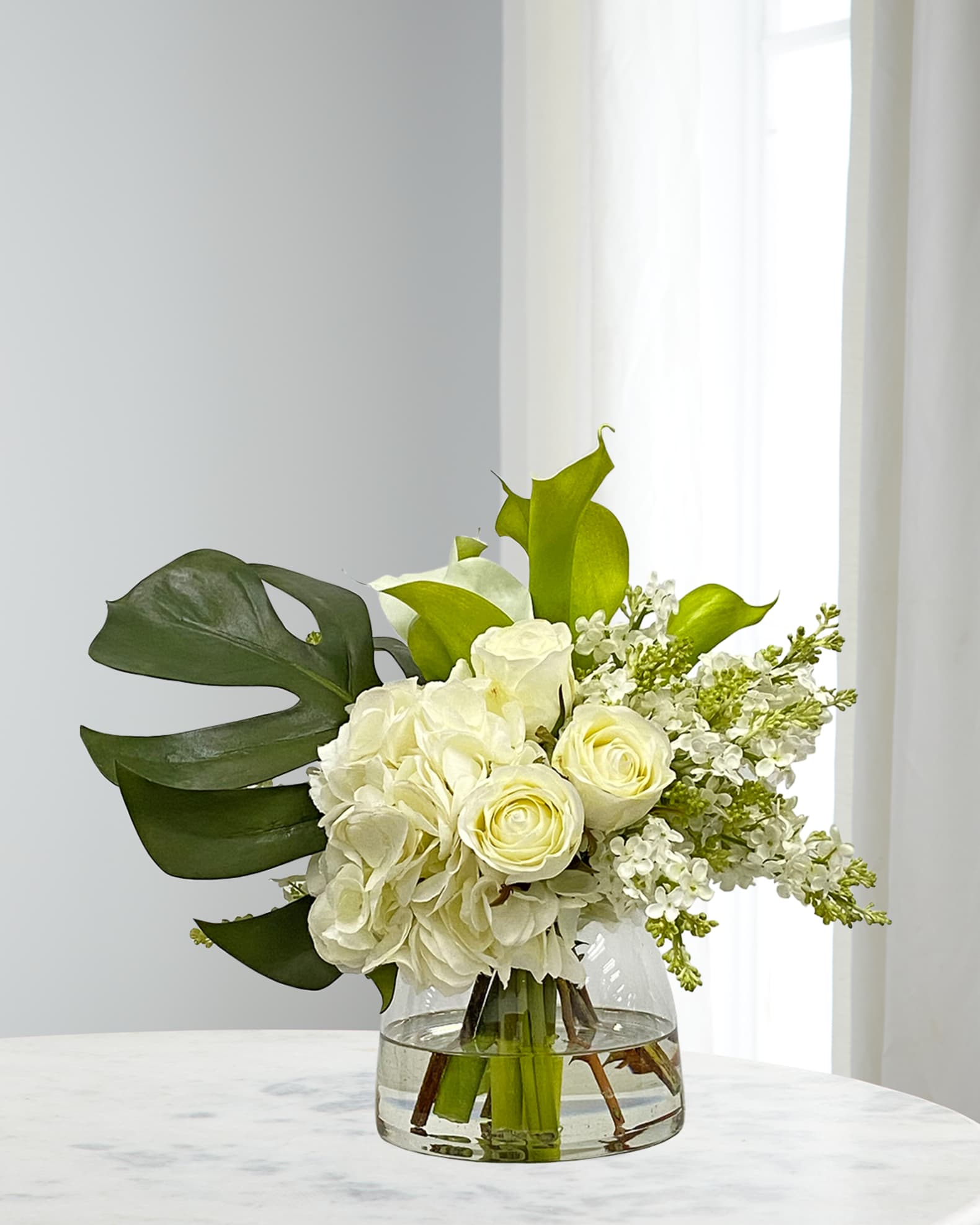 Winward Home Hydrangea Split Philo in Vase 