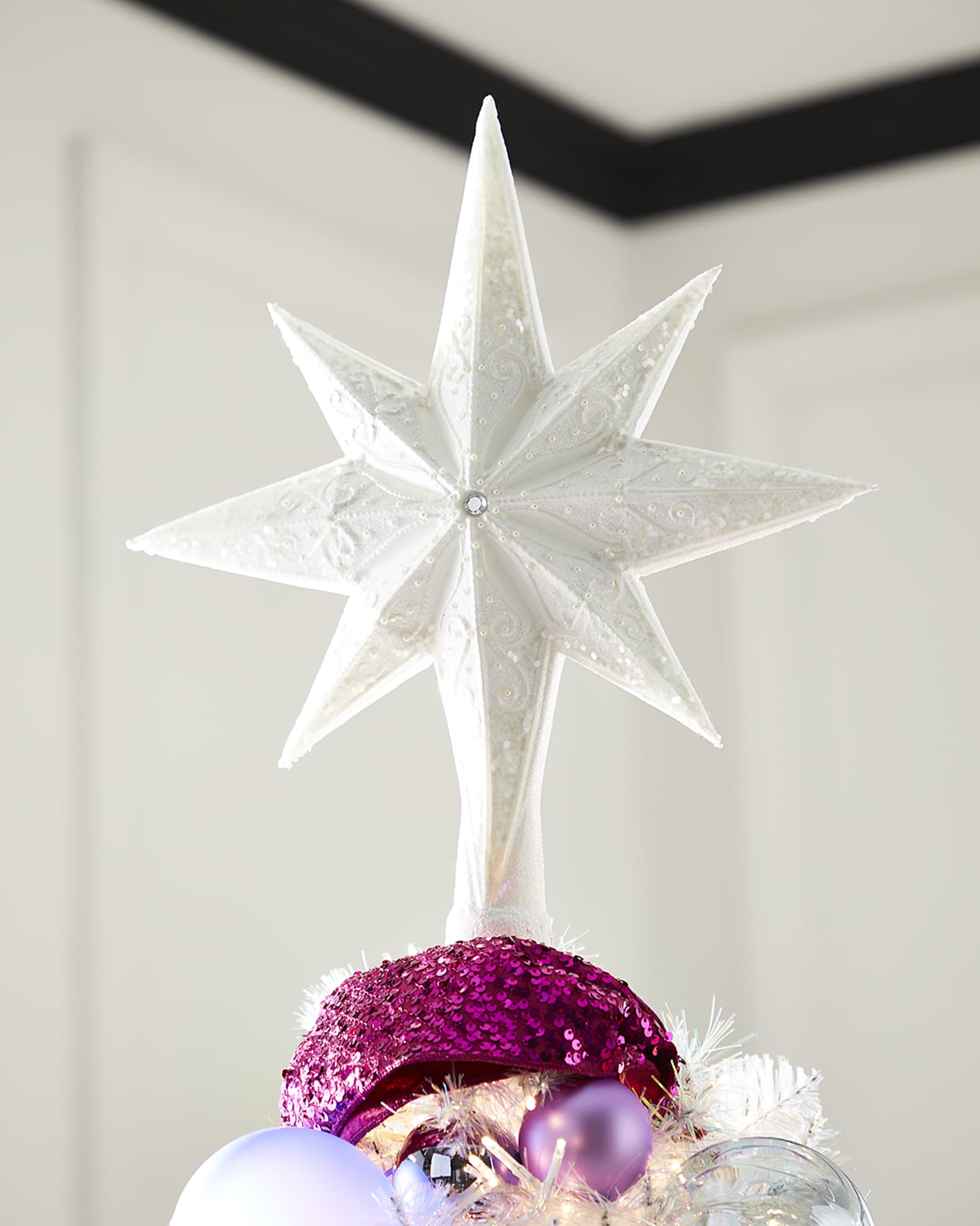Christopher Radko Pearl Stellar Finial