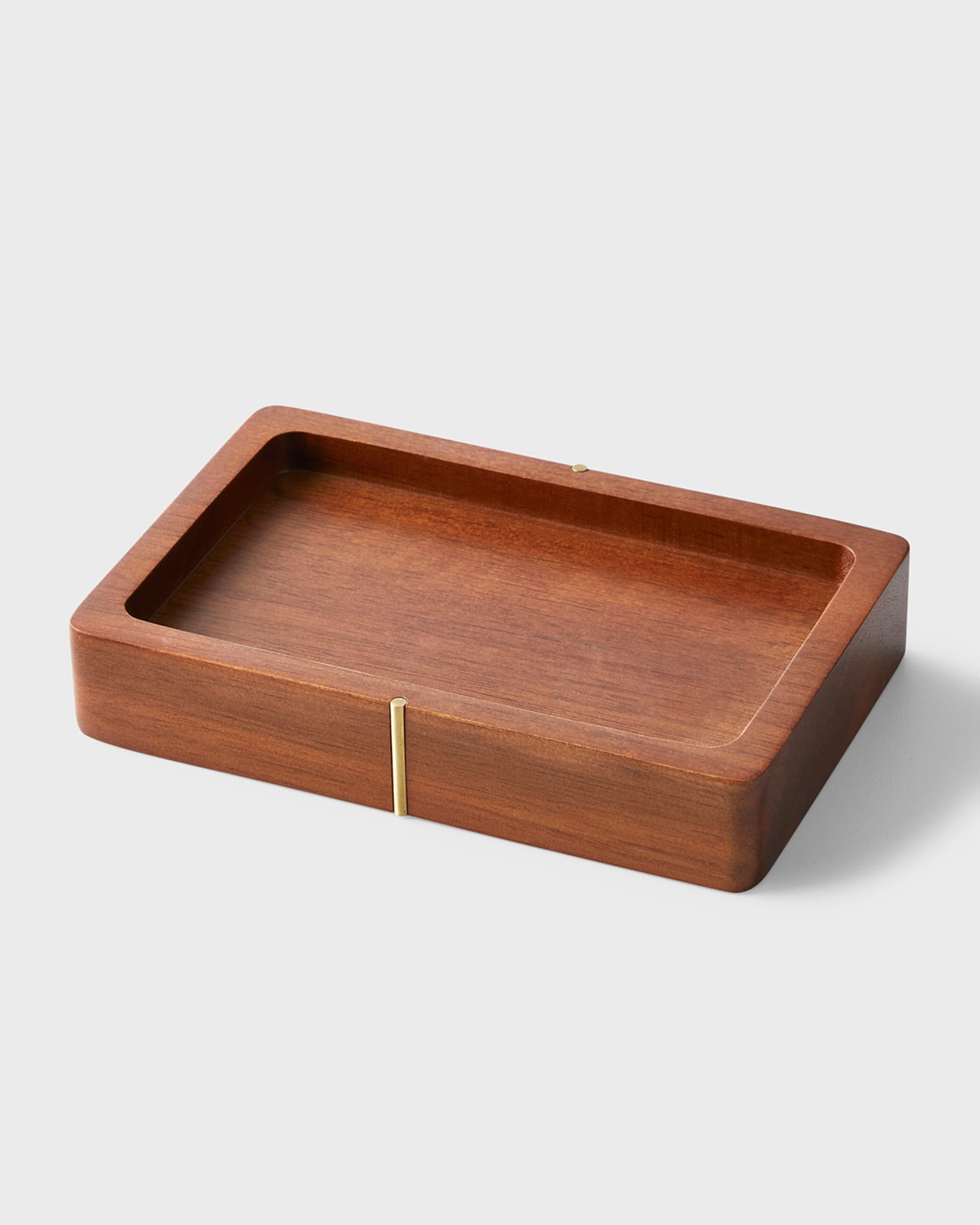 Kassatex Sutton Soap Dish - Acacia Wood