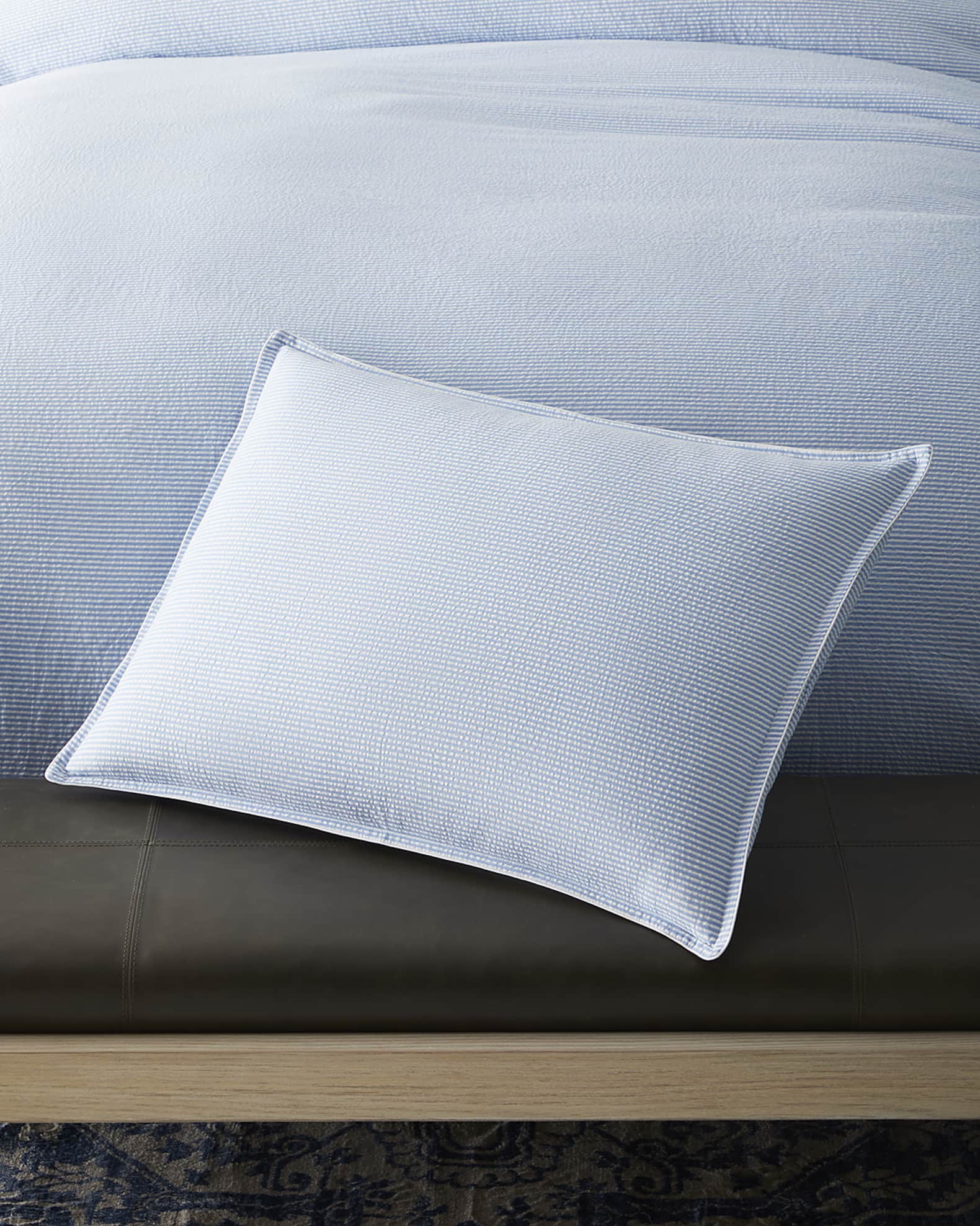 Kassatex Seersucker King Shams Set of 2