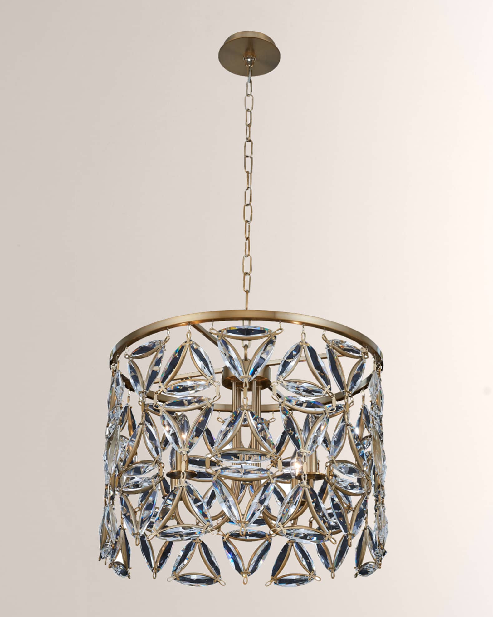 Kalco Lighting Triangulo Pendant Light, 22" 