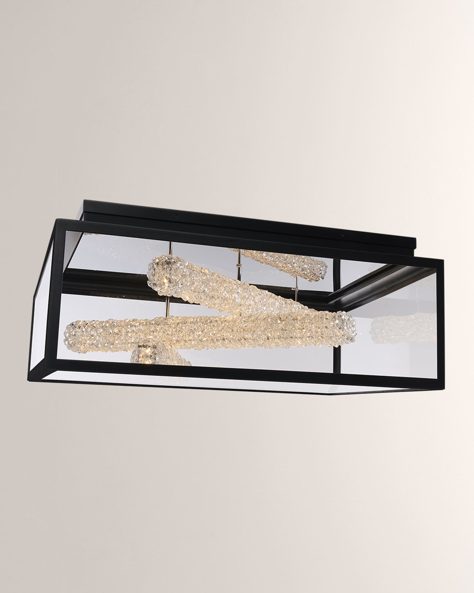 Allegri Crystal by Kalco Lighting Lina Sticks LED Outdoor Flush Mount 