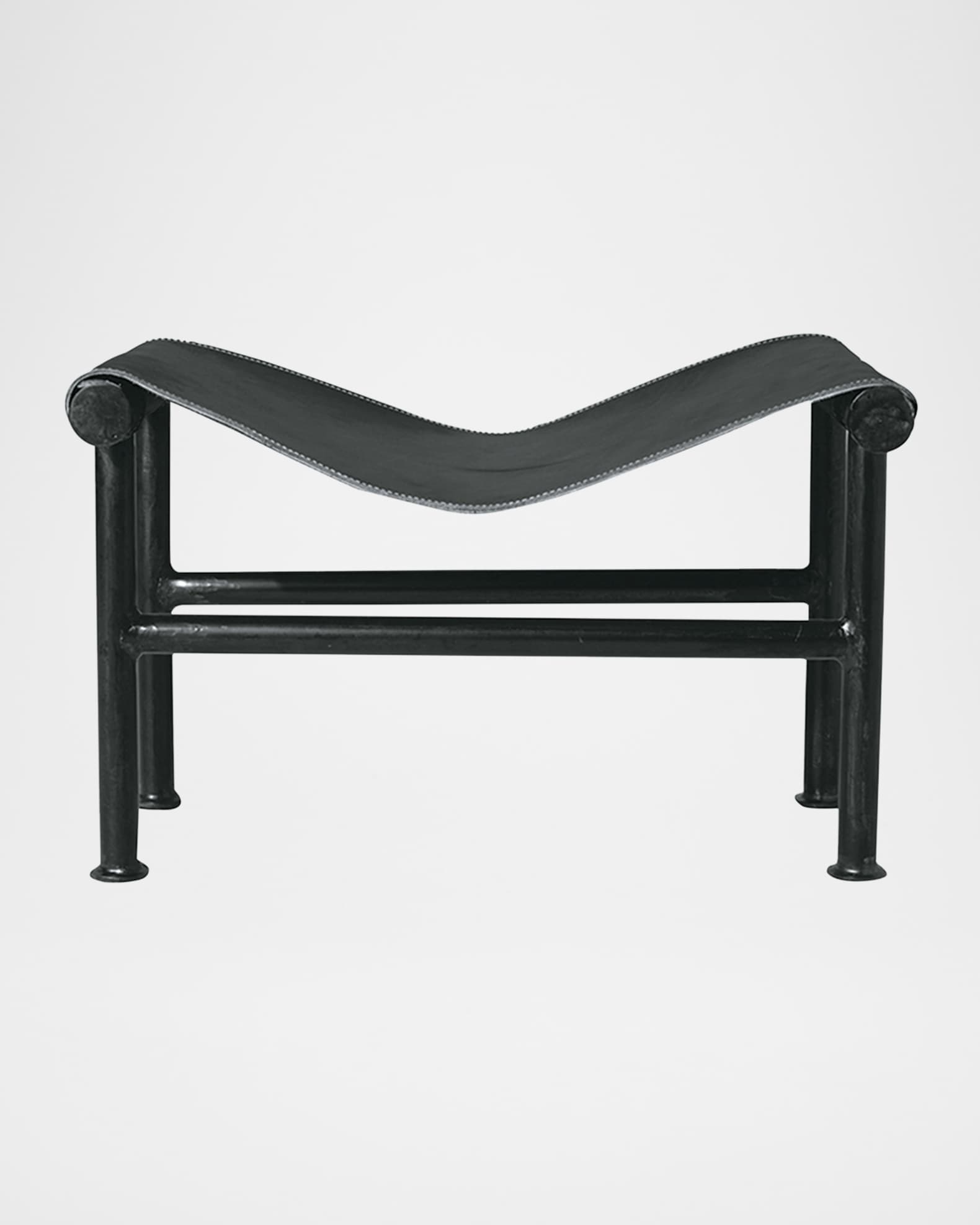 Jan Barboglio Saddle Leather Sling Stool