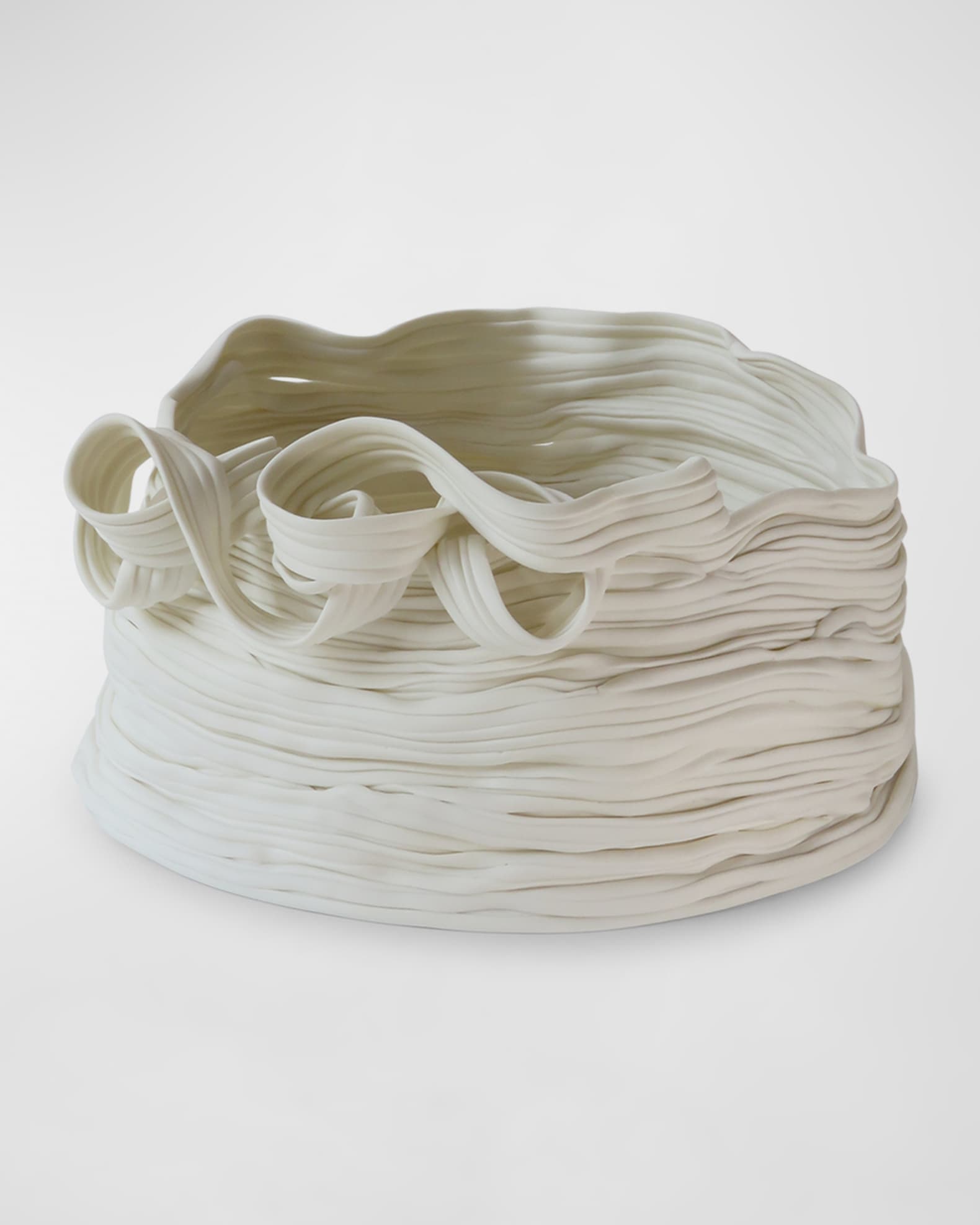 Leaf Design Fioriera Extra Large Con Gambe: Cachepot In Fibra Di Vetro, Bianco Lunare, 62 Cm