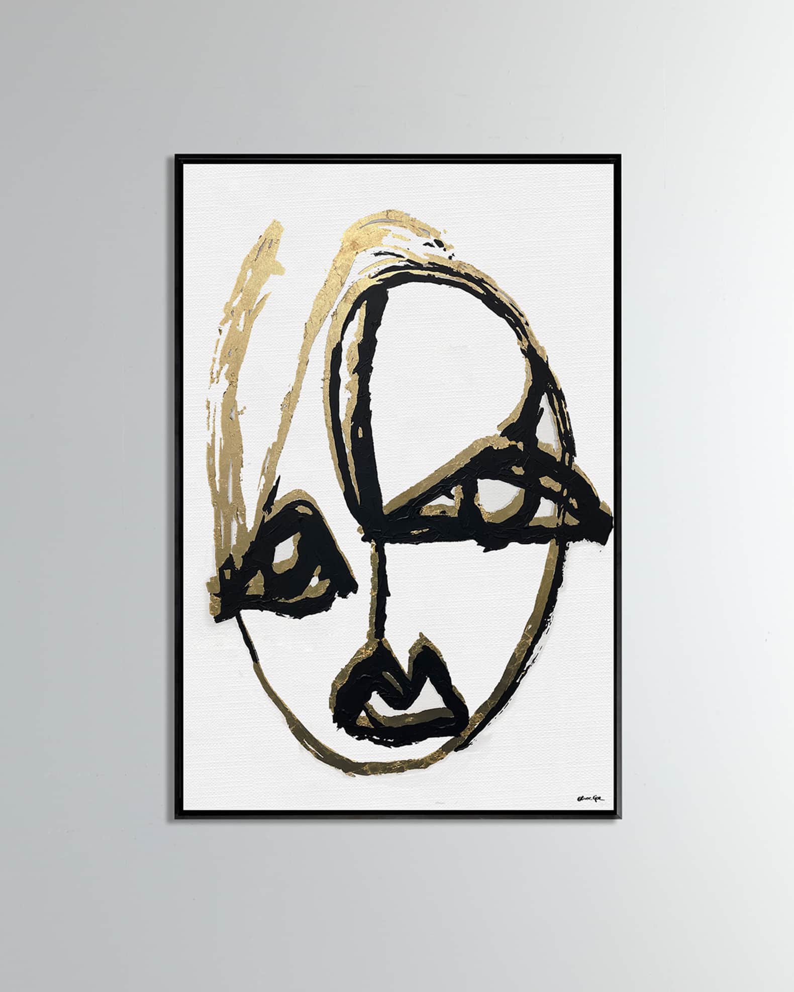 The Oliver Gal Artist Co. 'Minimalist Portrait Abstract' Hand