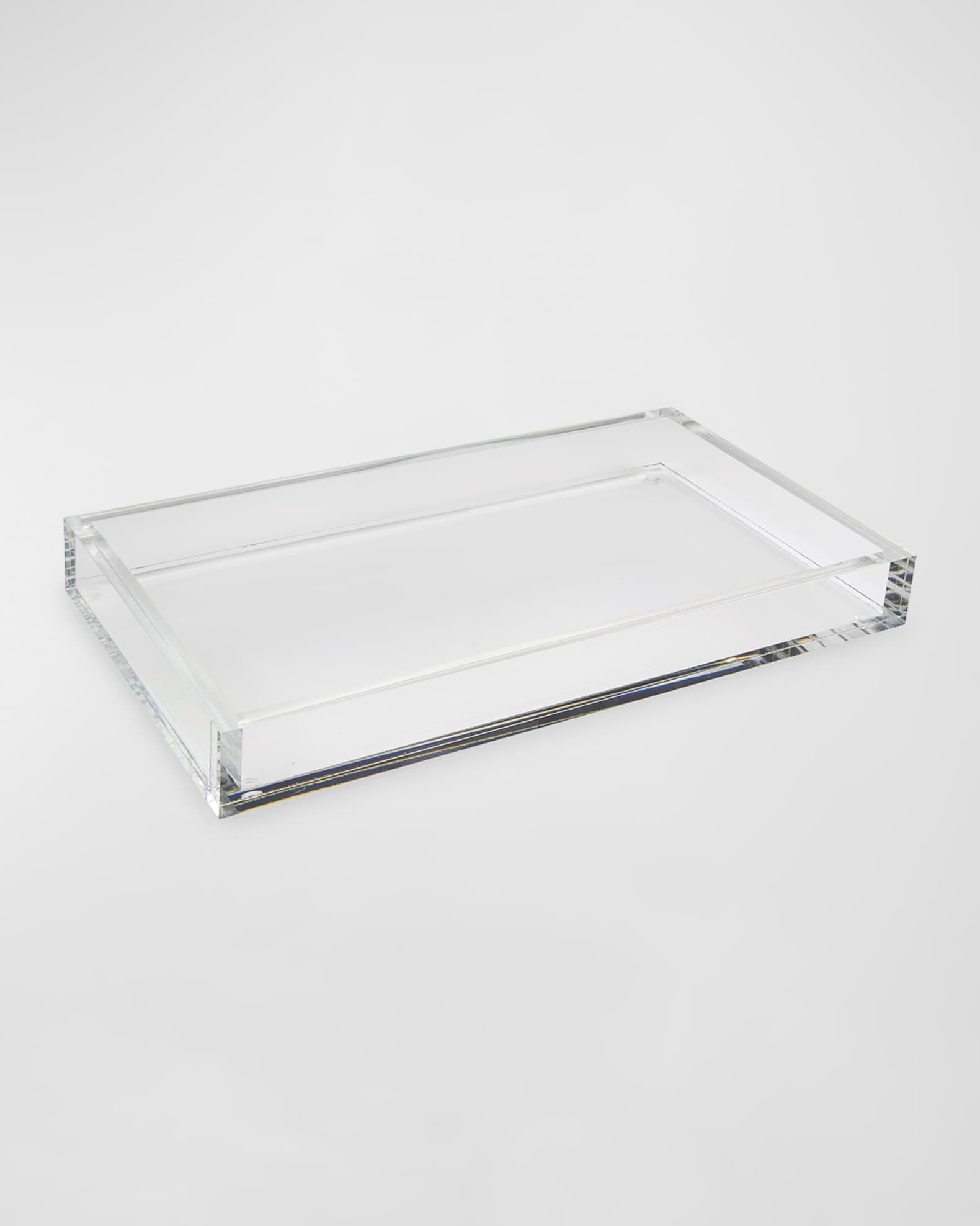 Tizo Lucite Square Box Small, Clear — ShopTheAddison