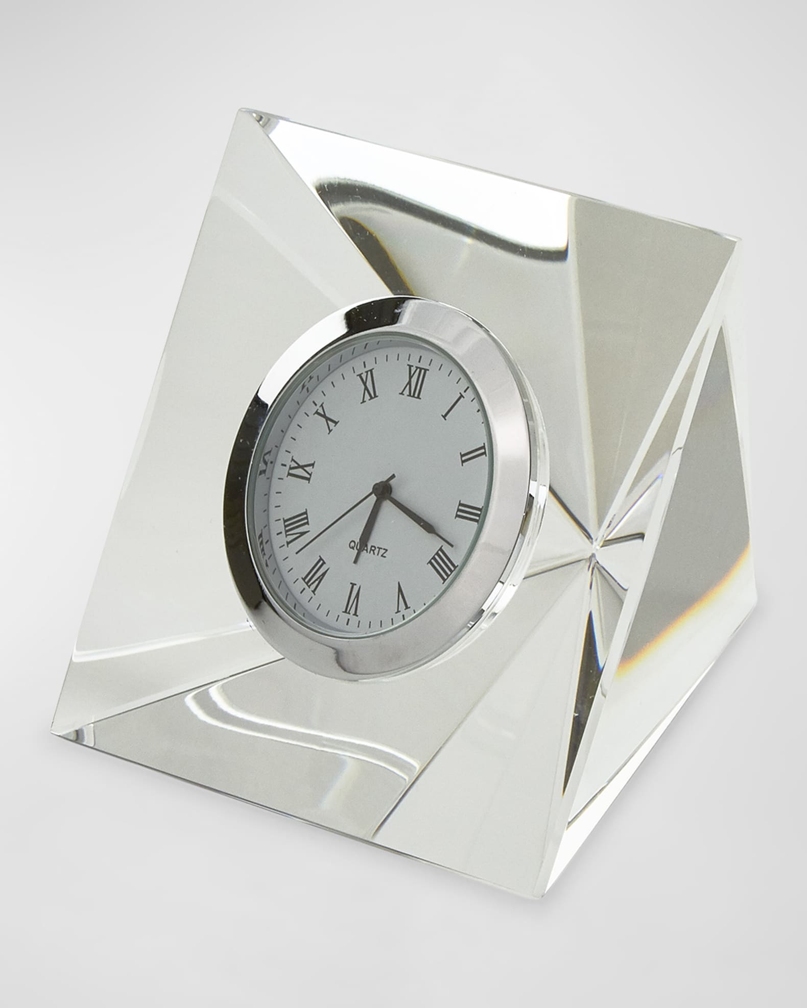Tizo Clear Crystal Diamond Clock
