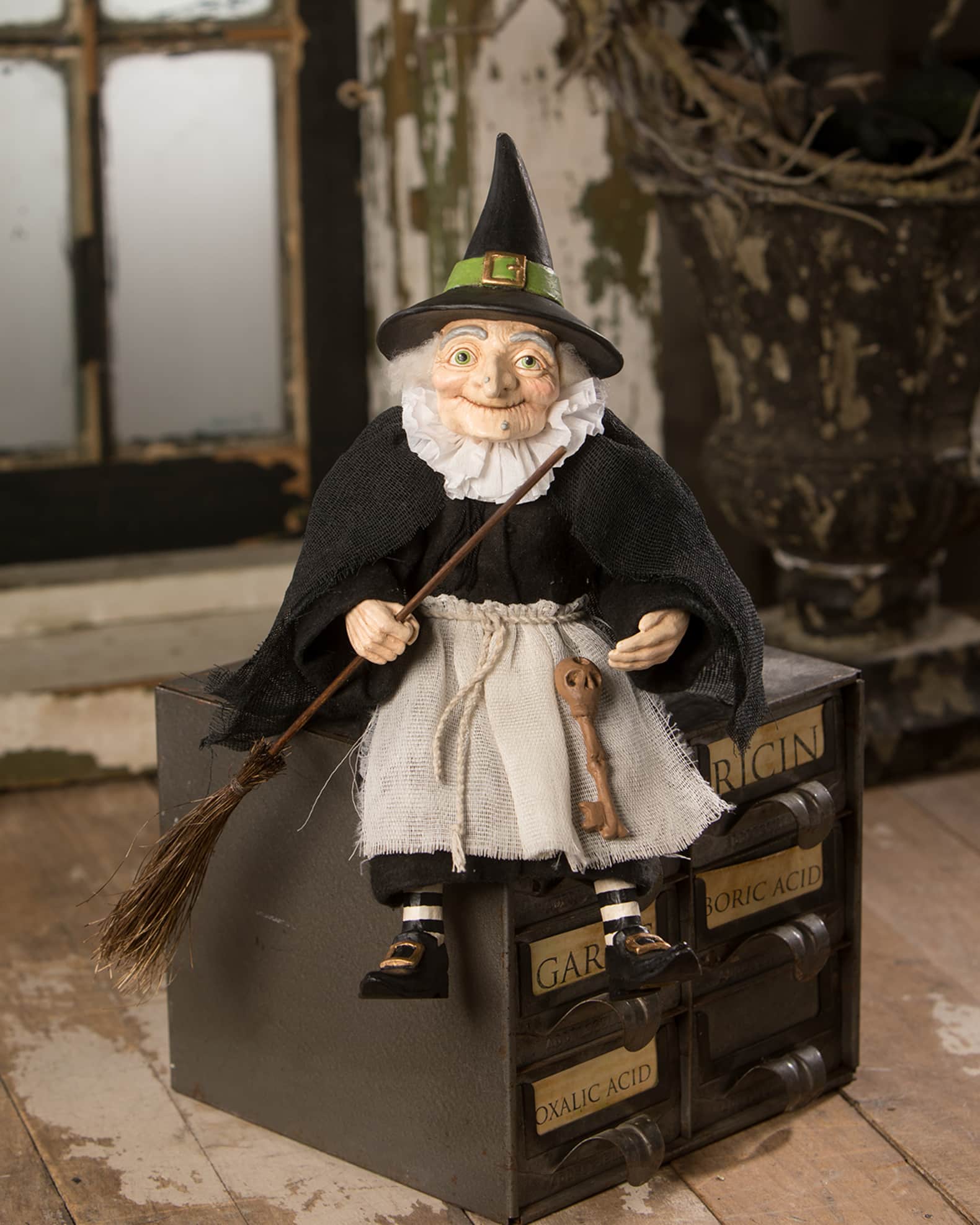 Bethany Lowe Halloween Posable Witch Horchow