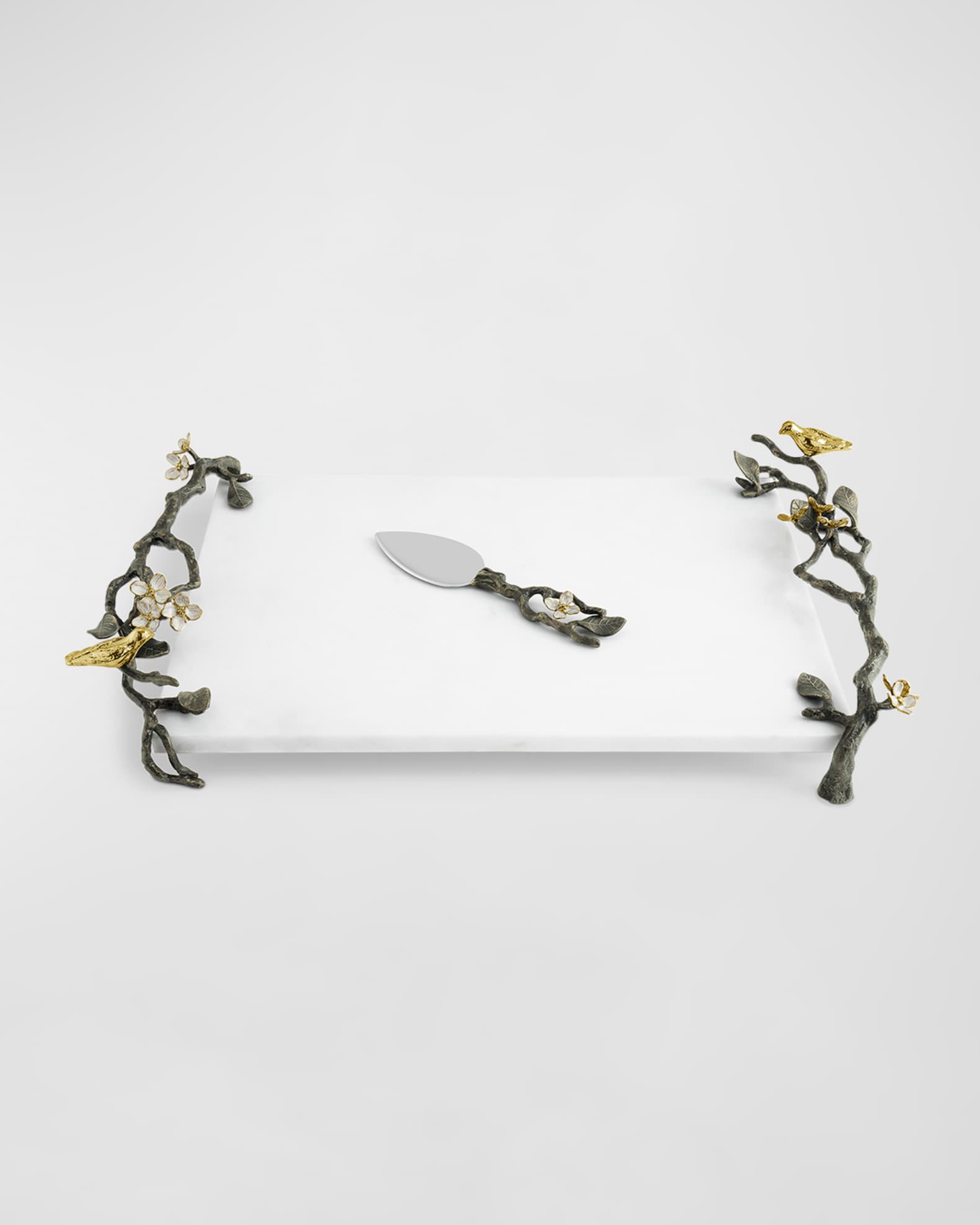 Michael Aram Lovebirds Cheeseboard With Knife