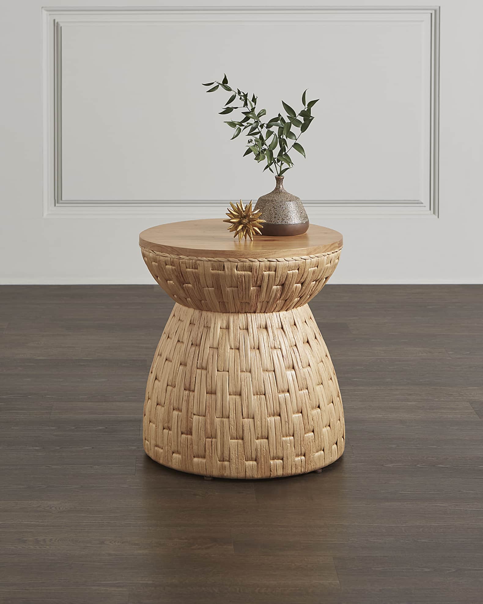 Worlds Away Paria Accent Table