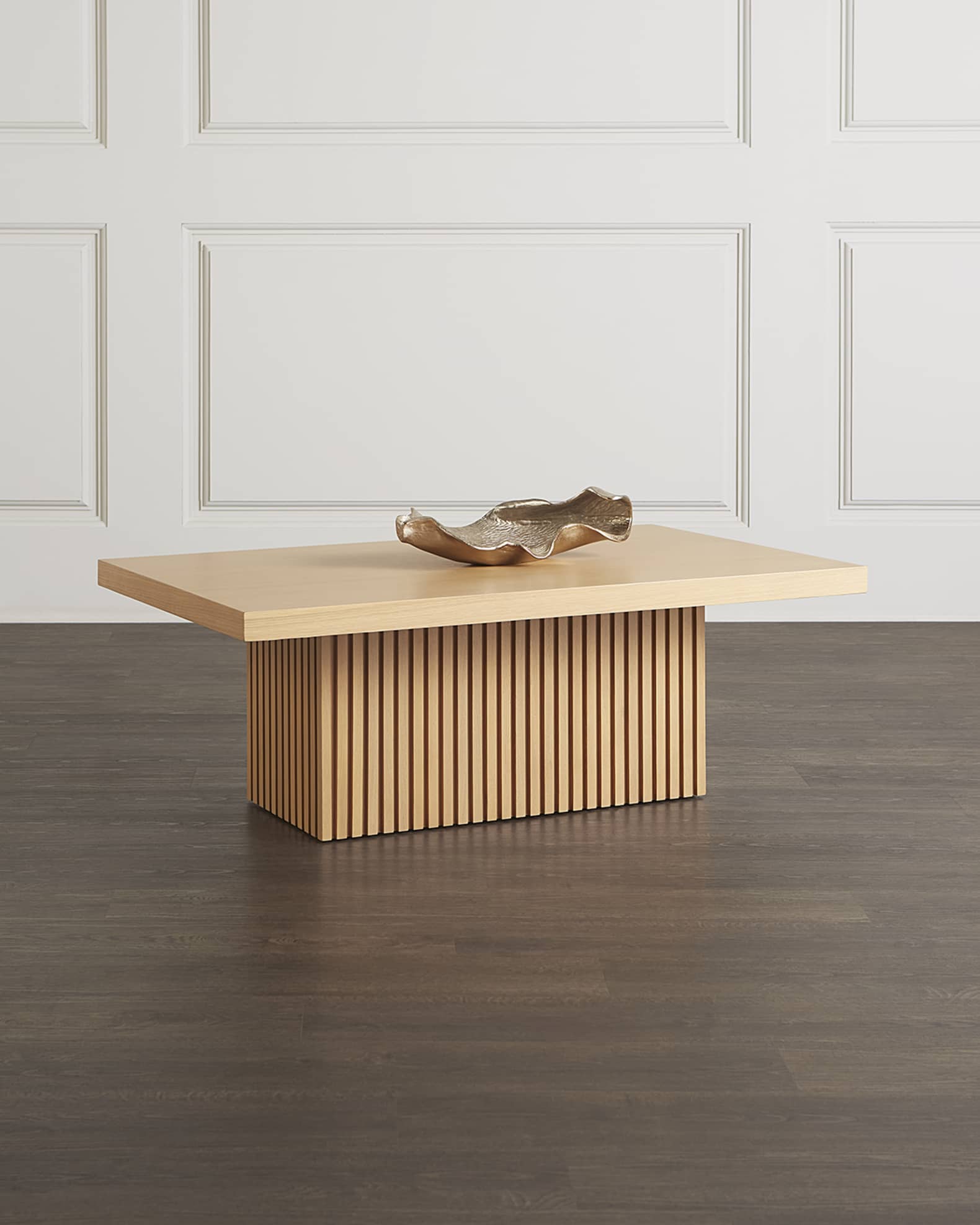 Worlds Away Honorre Oak Coffee Table