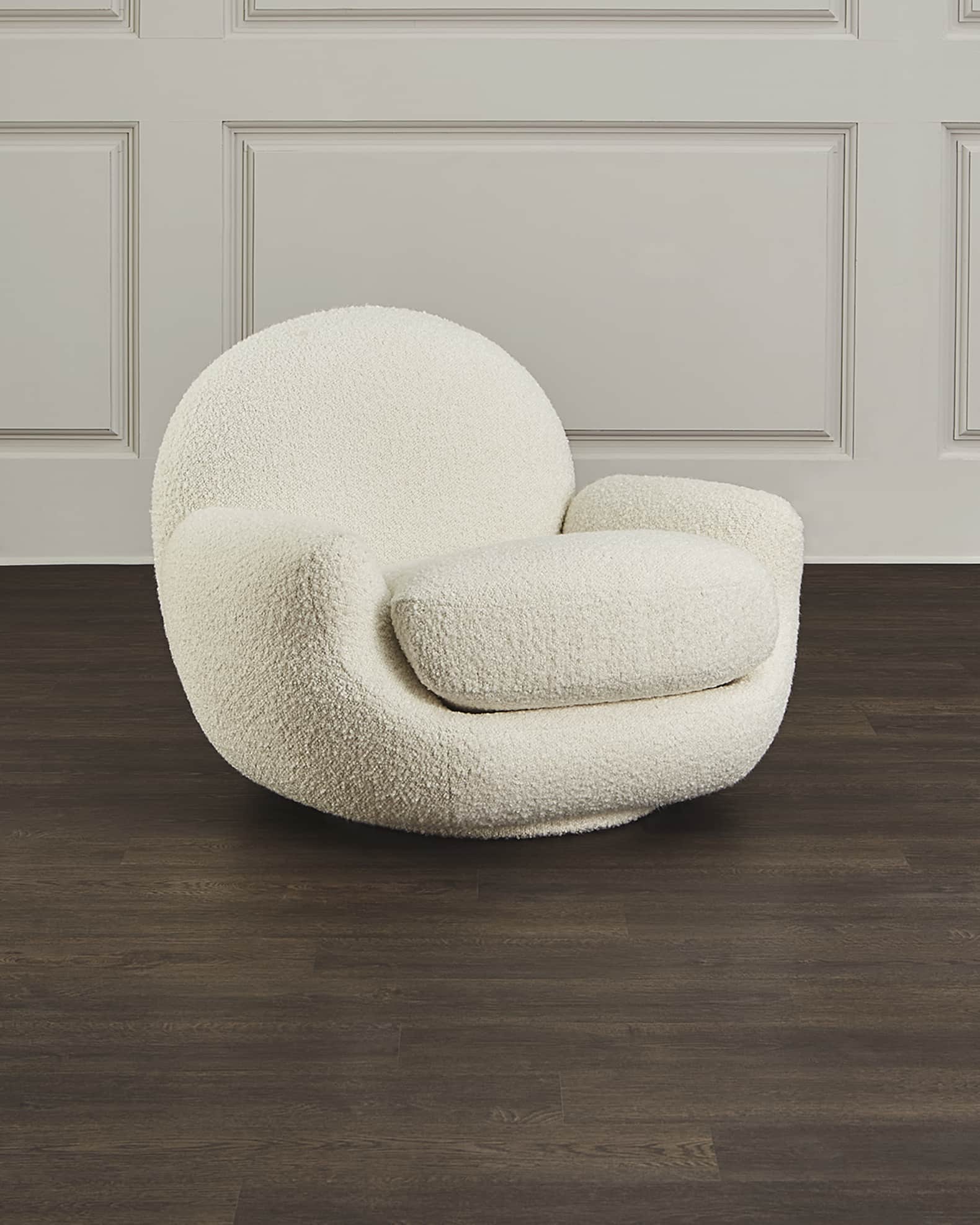 Interlude Home Laurent Swivel Chair Horchow
