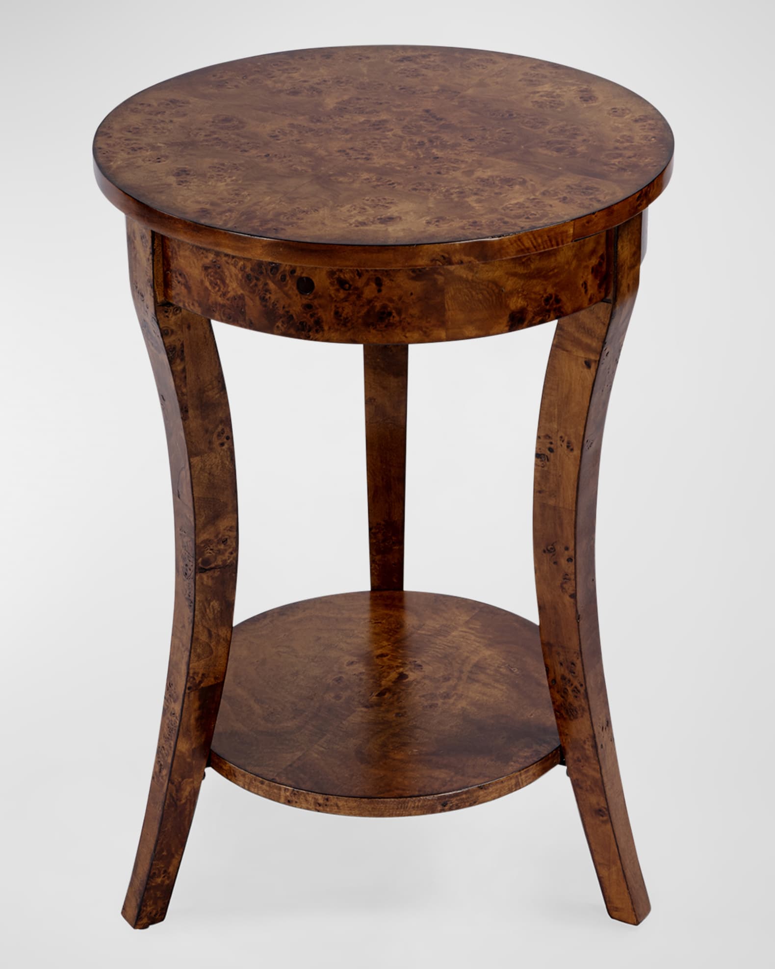 Butler Specialty Co Holden Burlwood Side Table Horchow