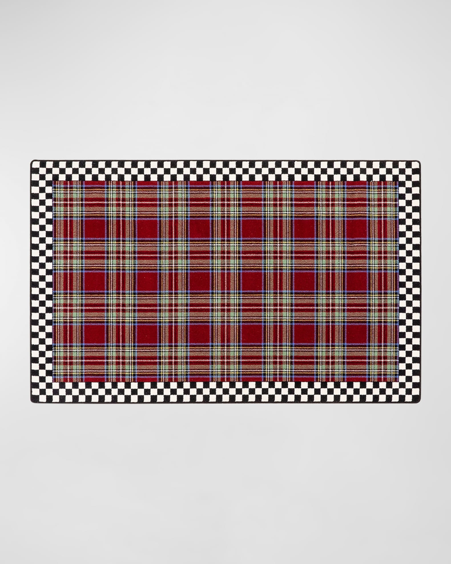 MacKenzie-Childs Stewart Tartan Rug, 5' x 8'