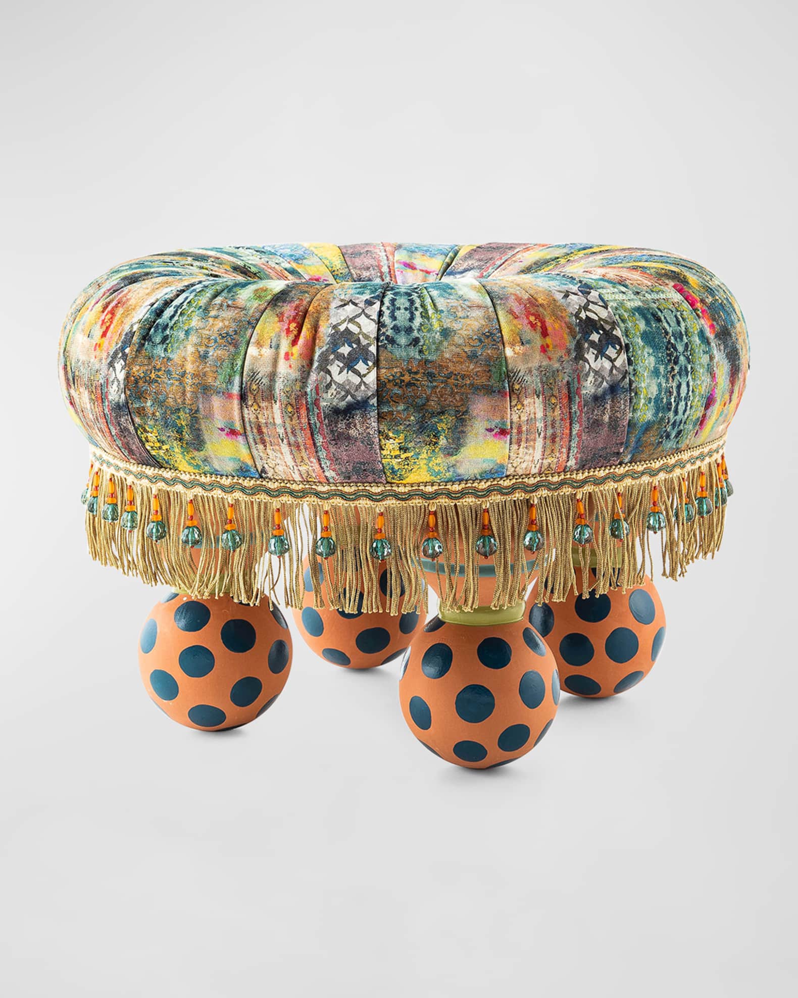 Mackenzie childs discount ottoman
