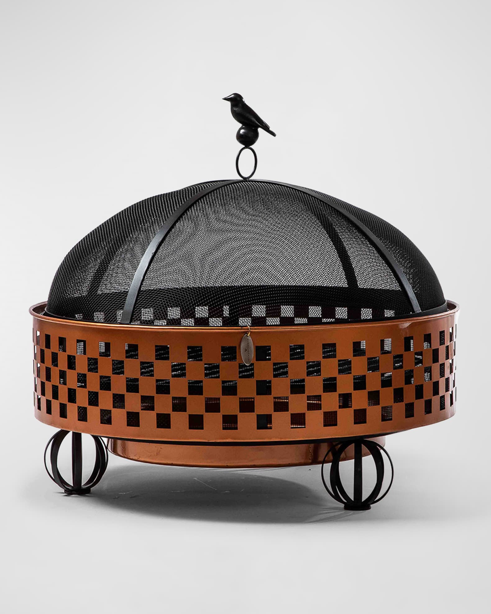 MacKenzie-Childs Check It Out Fire Pit