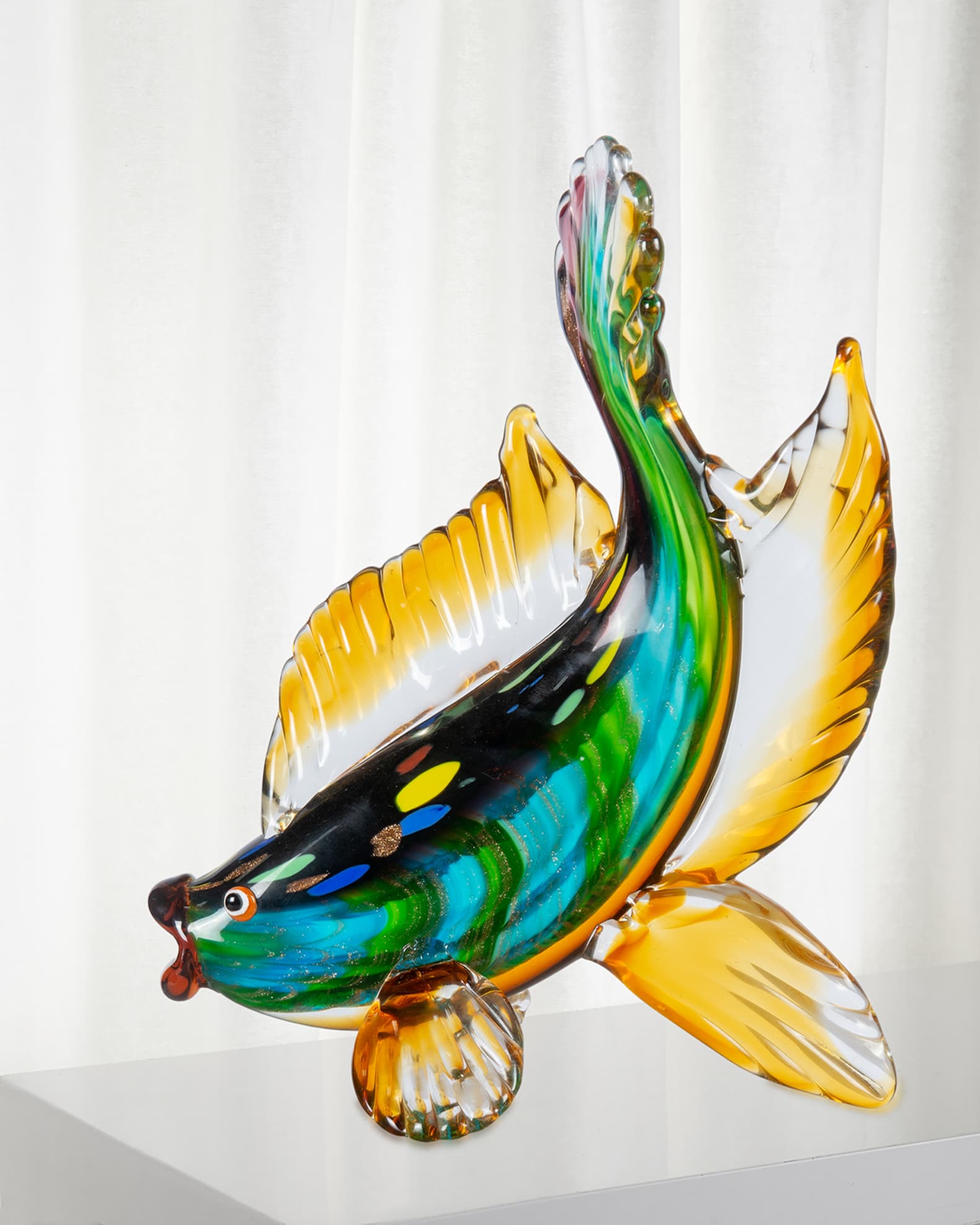 Dale Tiffany Bavaro Fish Art Glass Figurine
