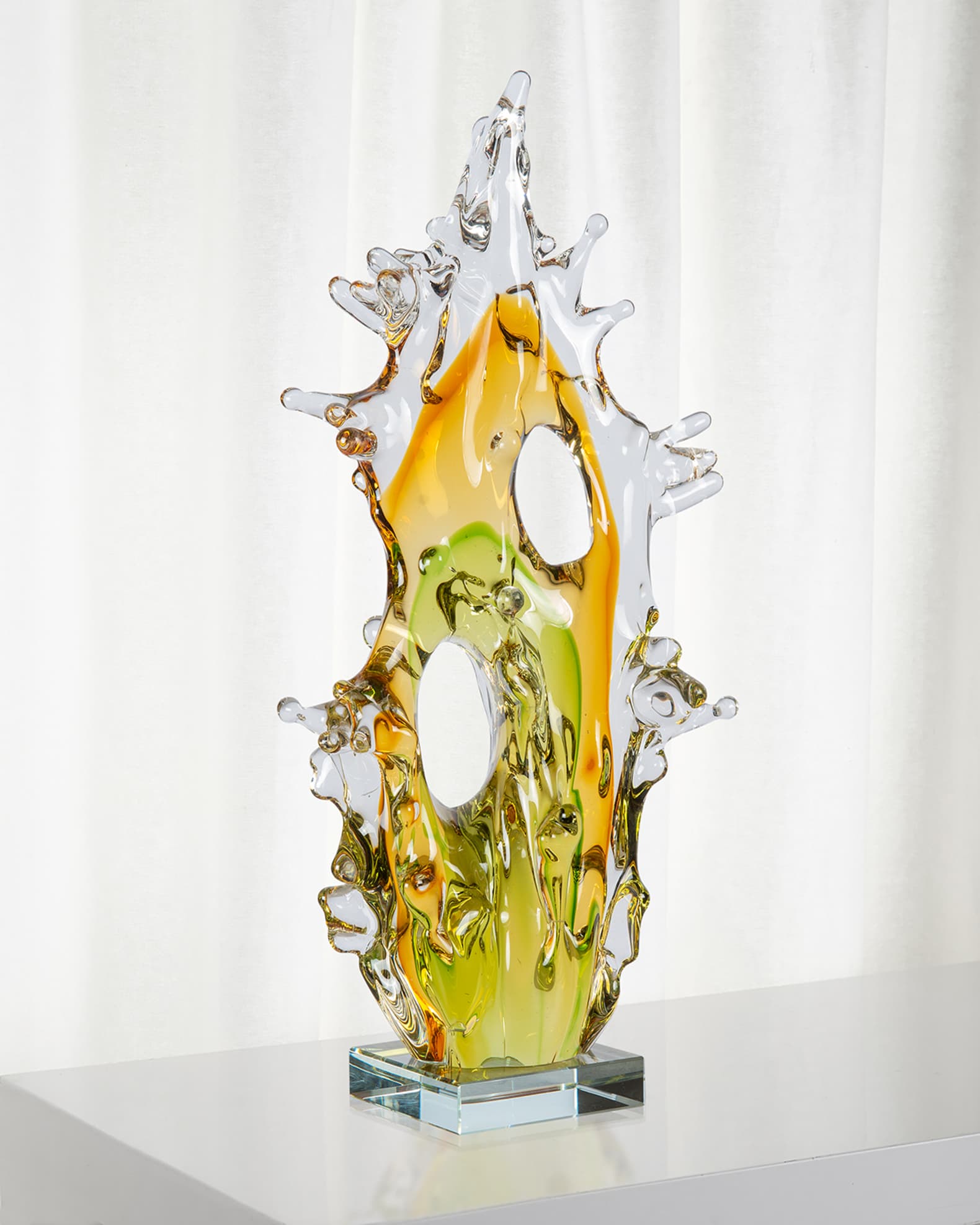 Decorative hot sale glass sculptures