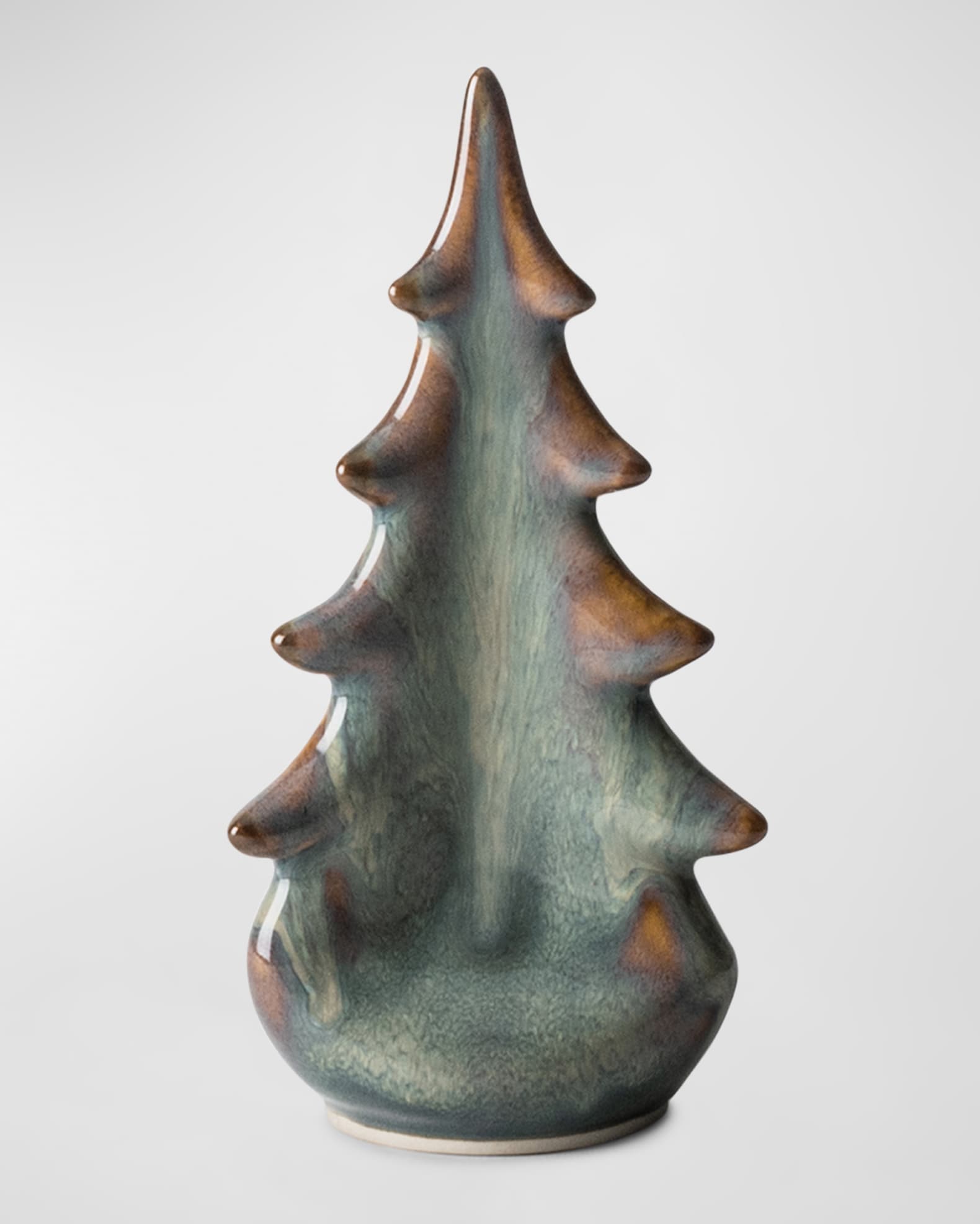 Simon Pearce Moss Glen Pottery Evergreen Tree in Gift Box, 6"