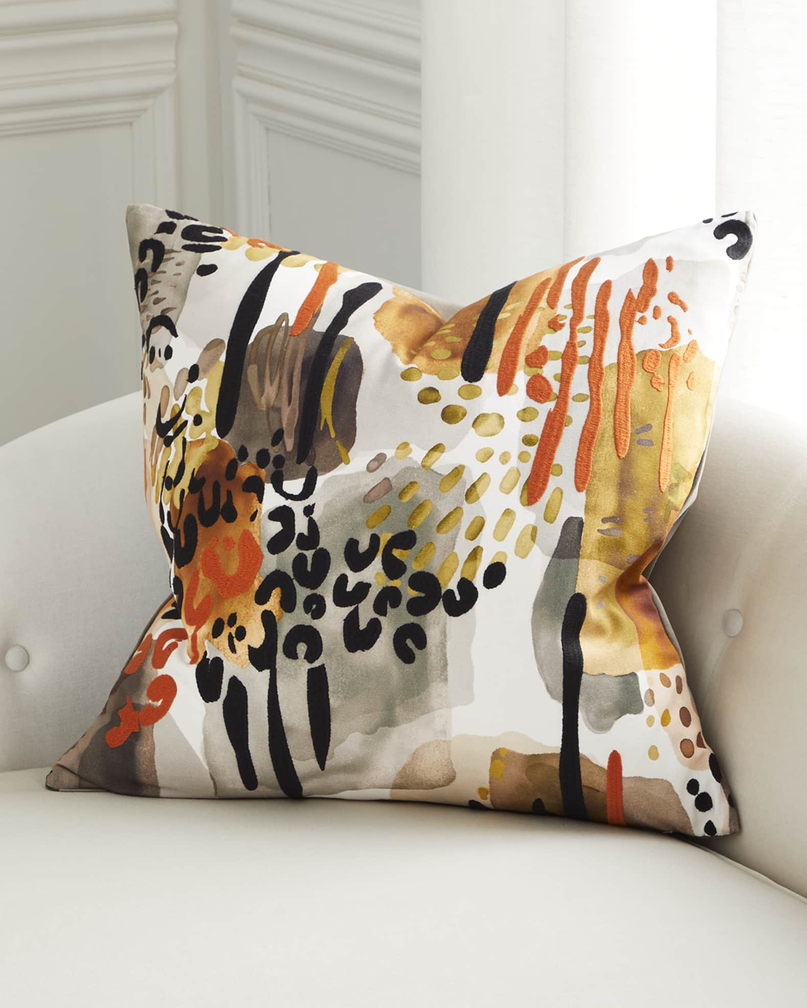 Luxury Pillows & Throws at Neiman Marcus