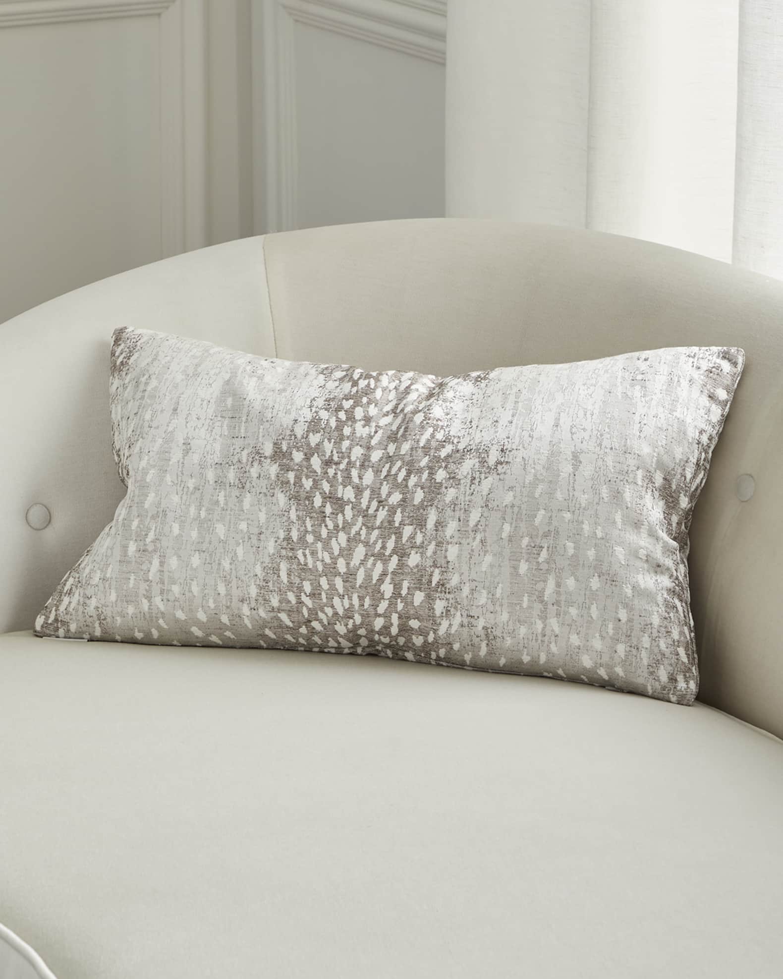 D.V. KAP Home Doe A Deer Pillow 14 x 24 Horchow