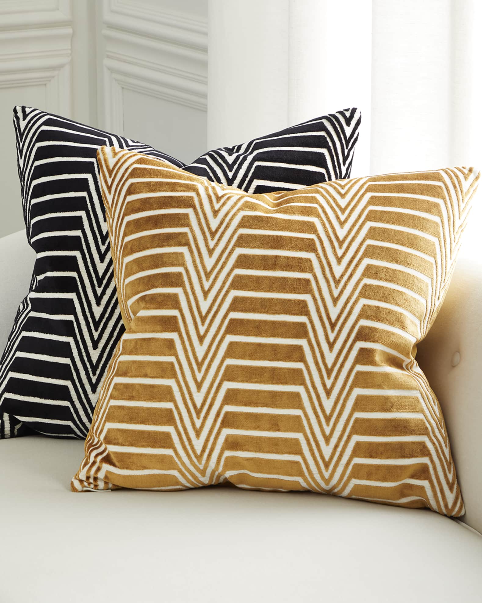 D.V. KAP Home Evora Pillow, 24"Sq. Horchow