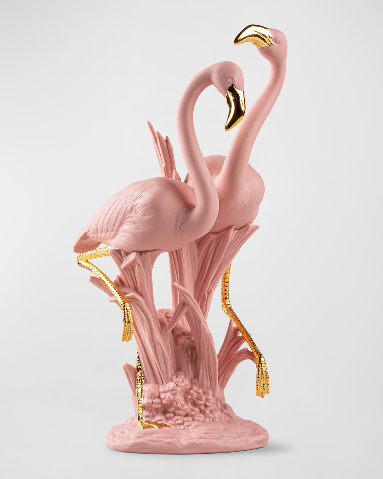 Lladro Flamingos Sculpture