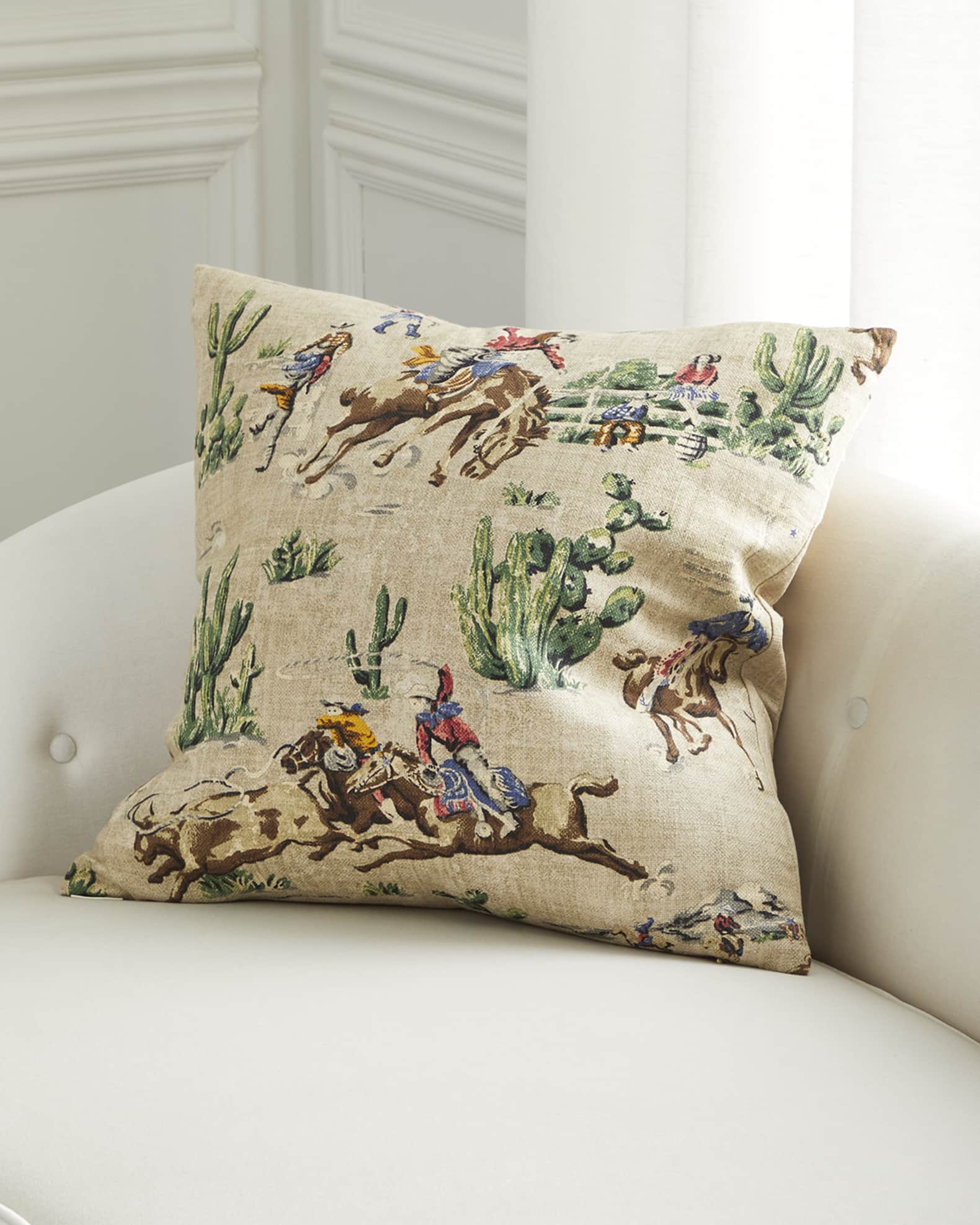 D.V. KAP Home Dude Ranch Throw Pillow Horchow