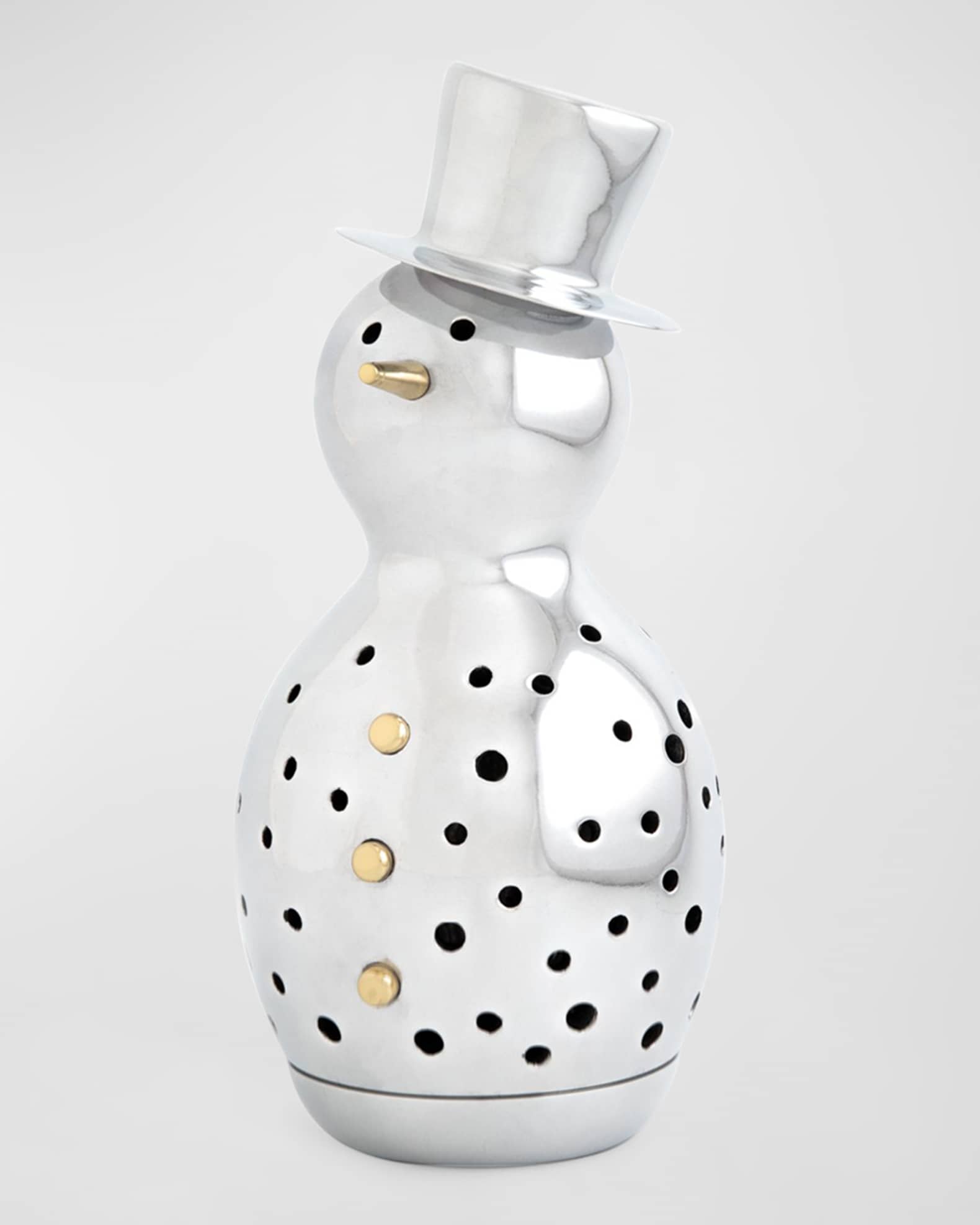 Nambe Snowman Luminary