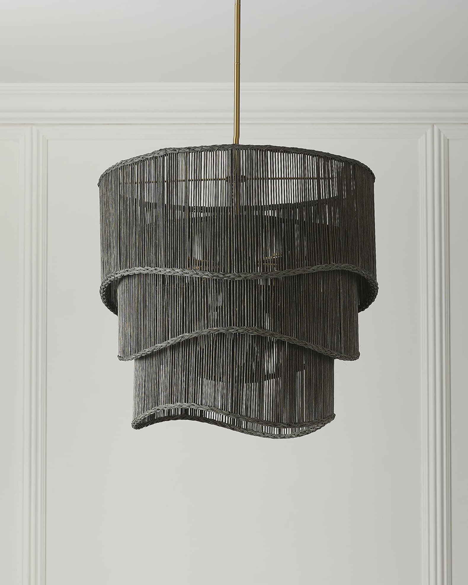 Black fringe chandelier cheap