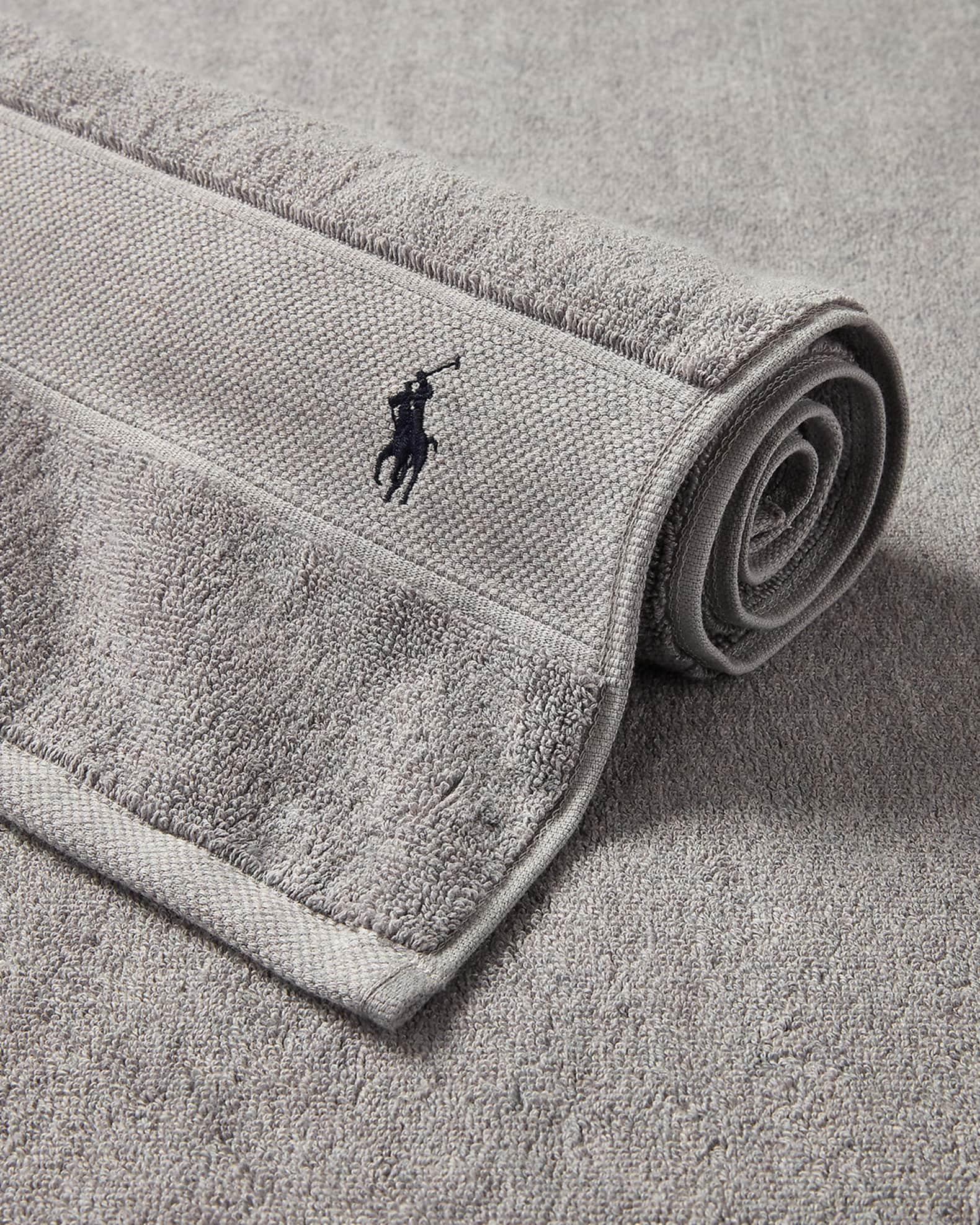 Ralph Lauren Polo Player Tub Mat - Andover Heather