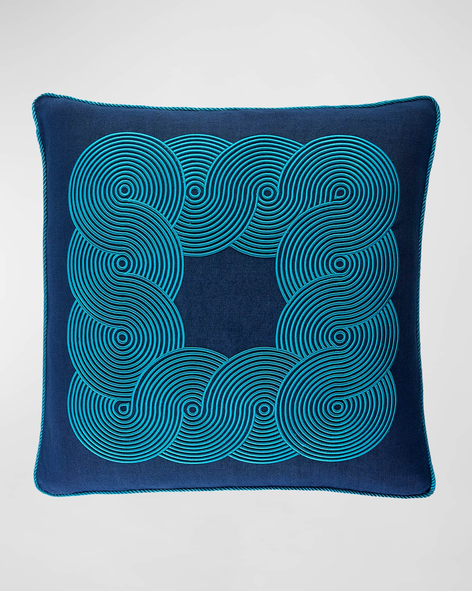 Jonathan Adler Pompidou Border Pillow 22 Square