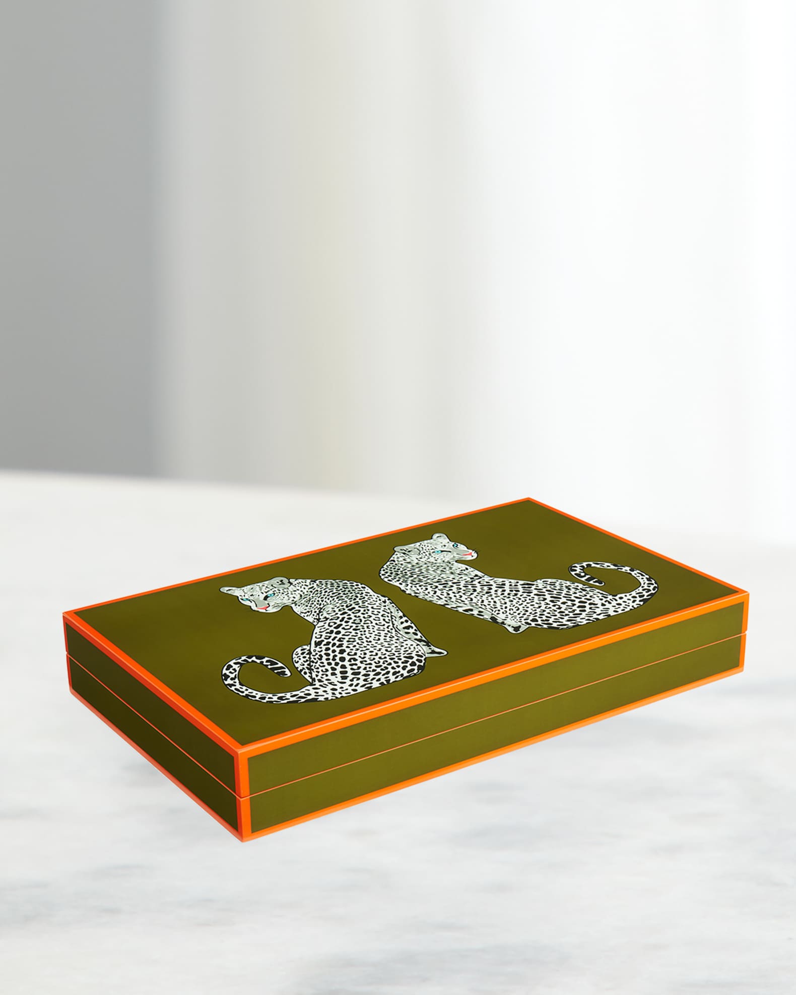 Jonathan Adler Leopard Backgammon Set