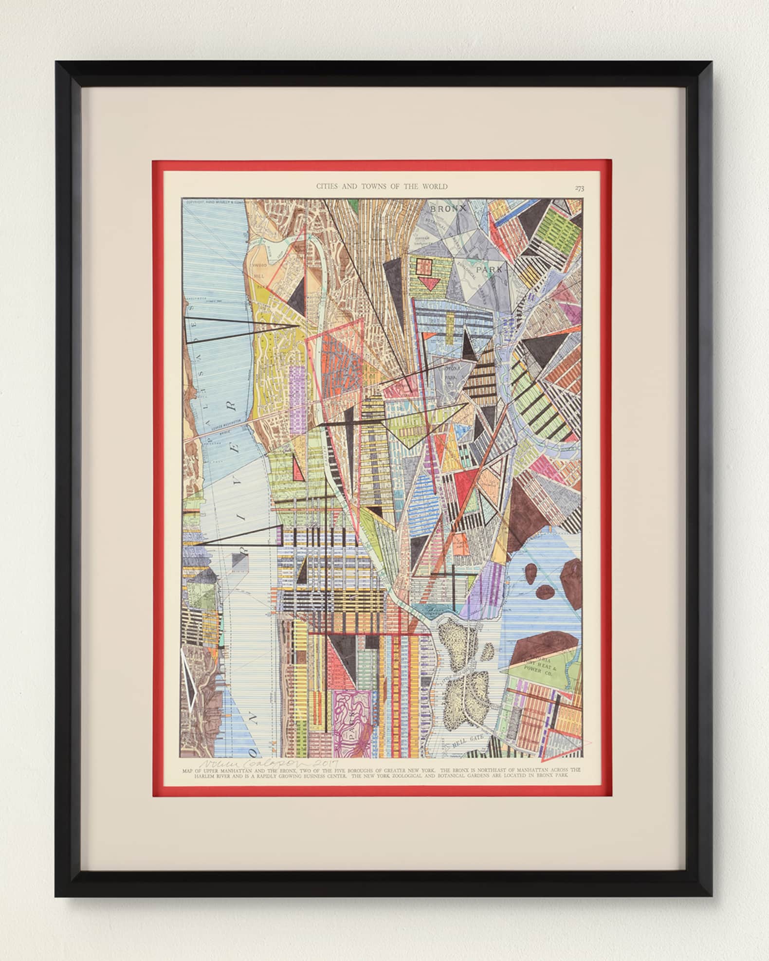 JohnRichard Collection "Colorful Maps III" Print Horchow