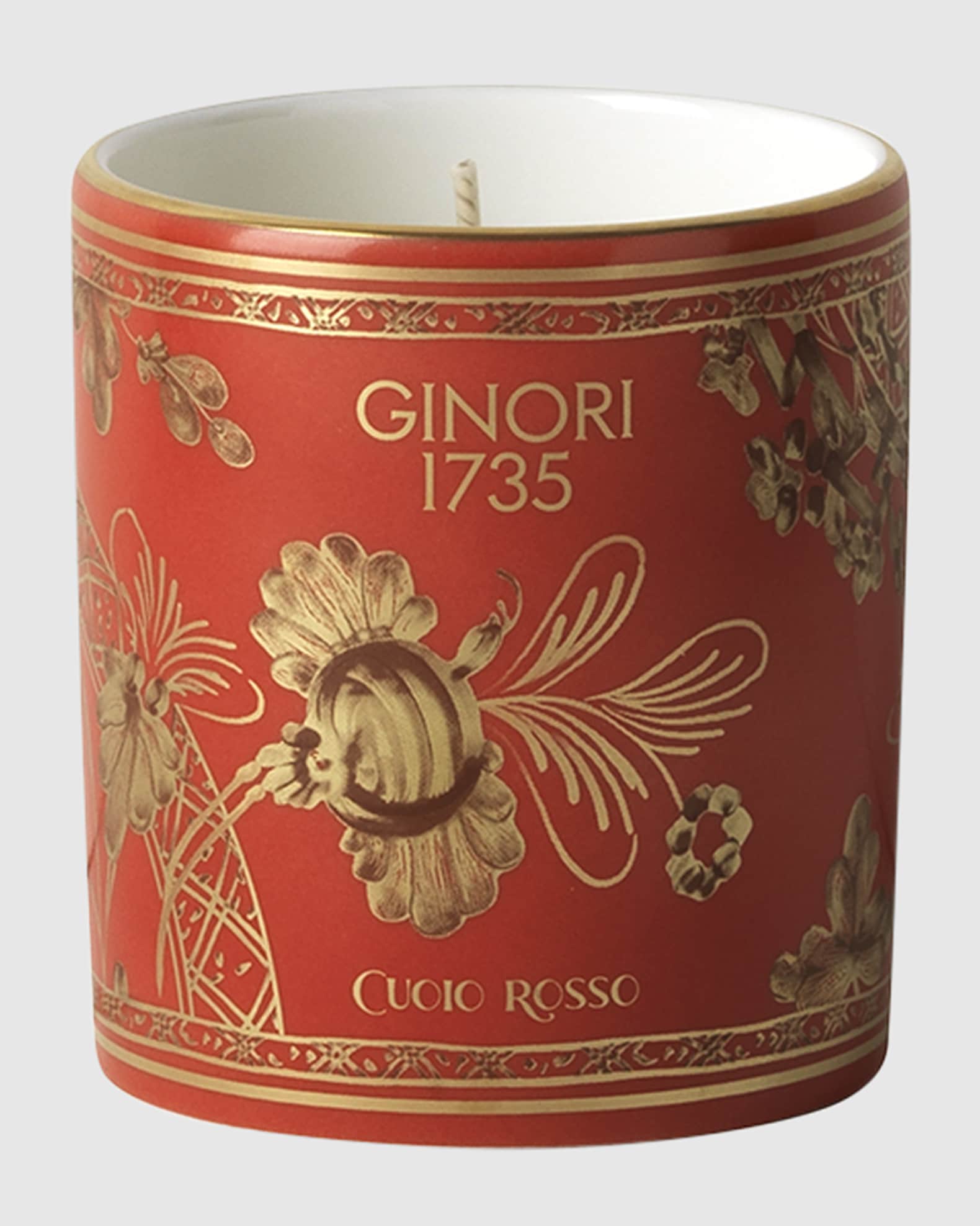 GINORI 1735 Oriente Italiano Rubrum Cuoio Rosso Candle, 250g 