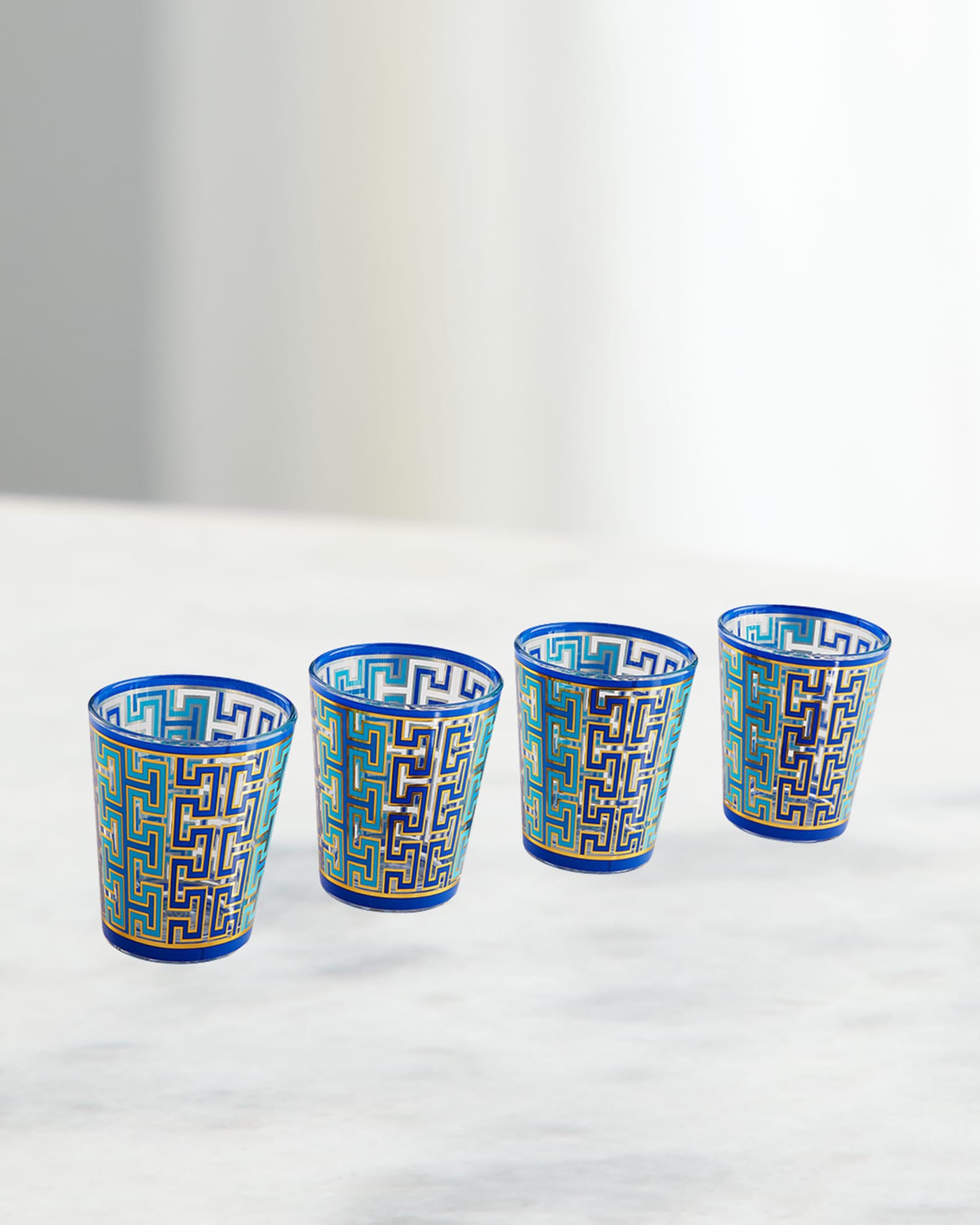 Jonathan Adler Madrid Boxed Glasses Set of 4 Horchow