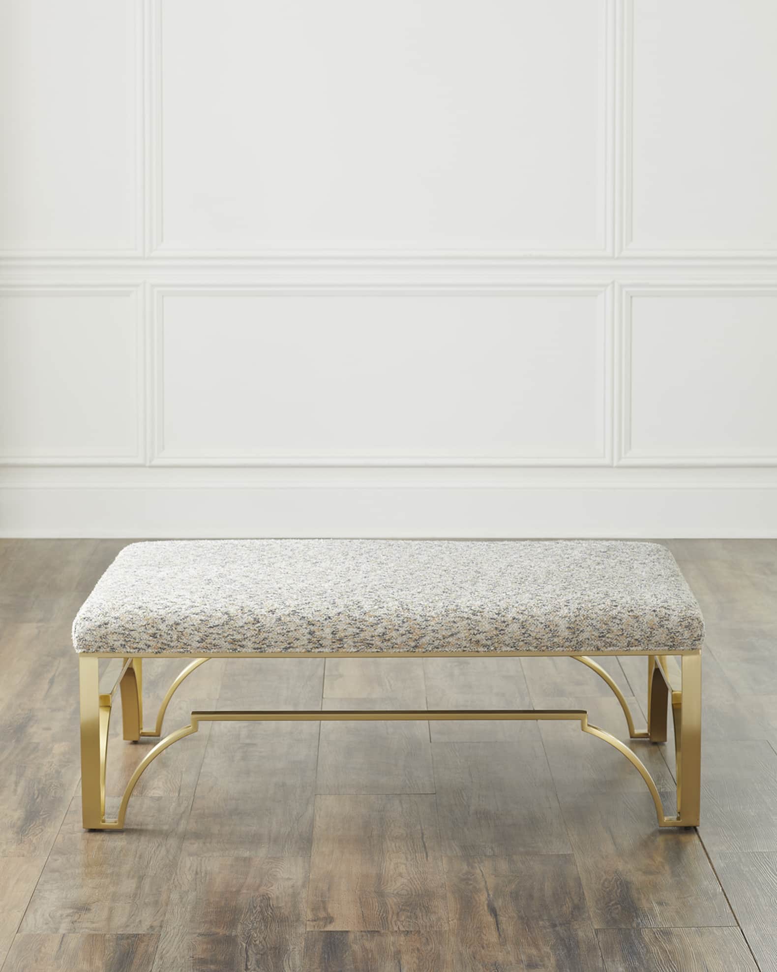 Gold clearance cocktail ottoman