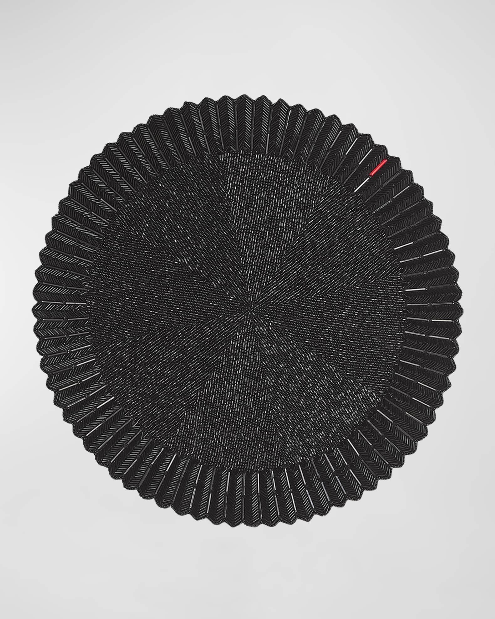 Baccarat x Kim Seybert Etoile Black Placemats, Set of 2