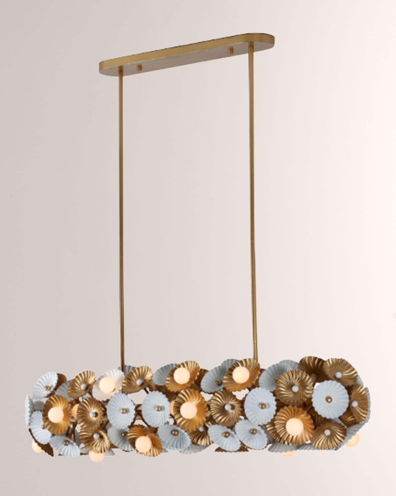 Allegri Crystal by Kalco Lighting Damask 48 Island Light Horchow