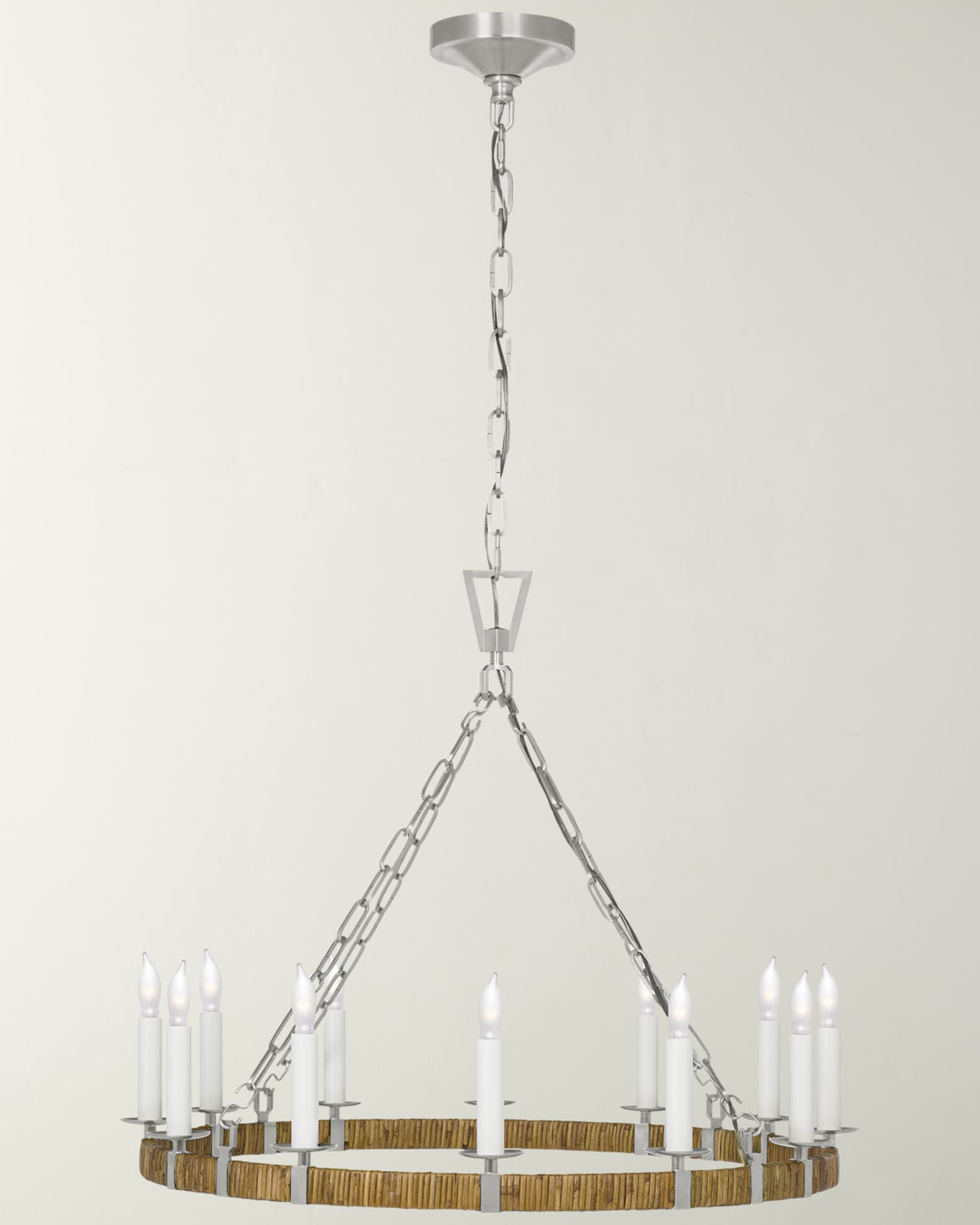 Visual Comfort Signature Darlana Wrapped 30" 12Light Ring Chandelier