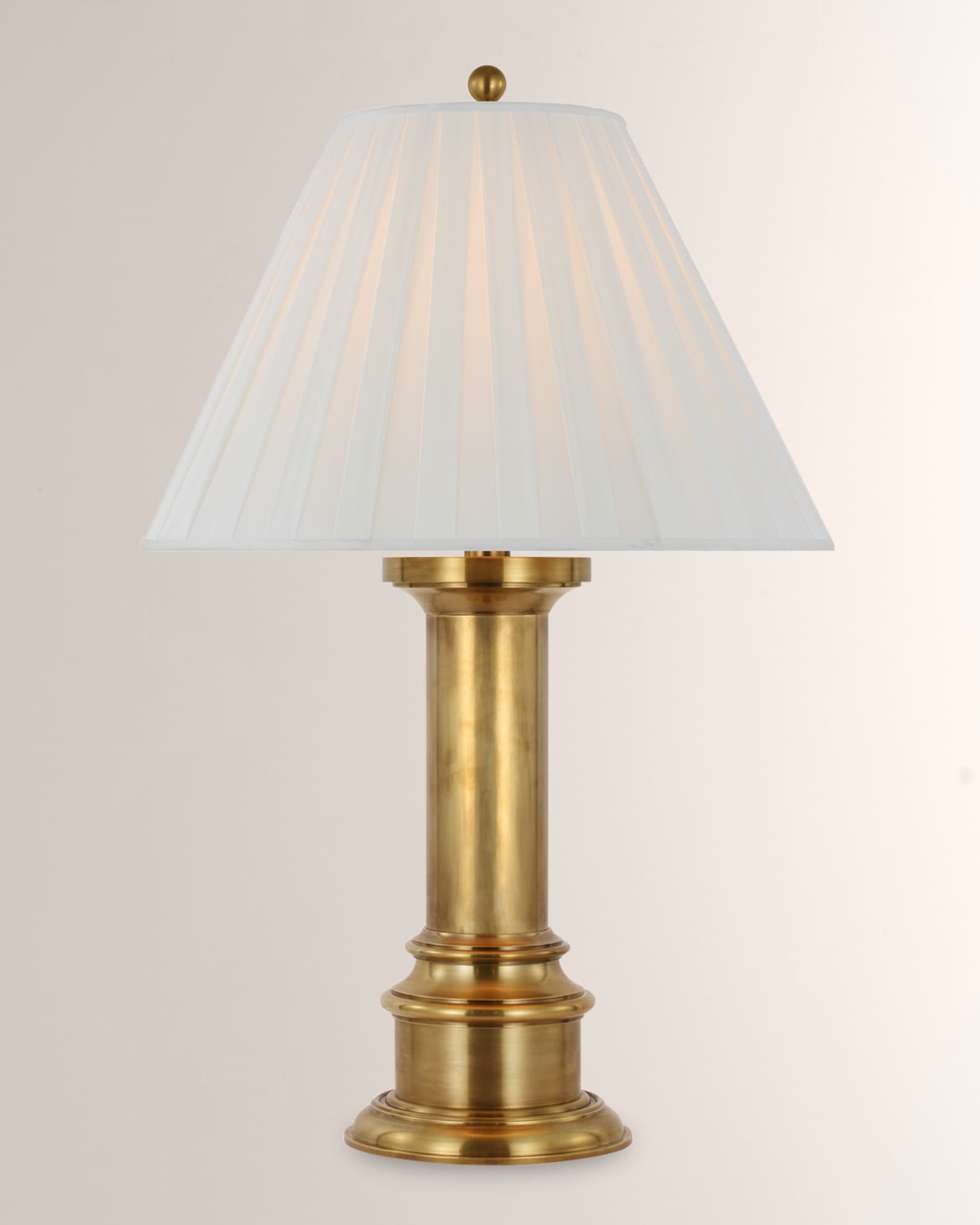 Visual Comfort Signature Hammett Table Lamp With Pleated Shade by Ralph  Lauren