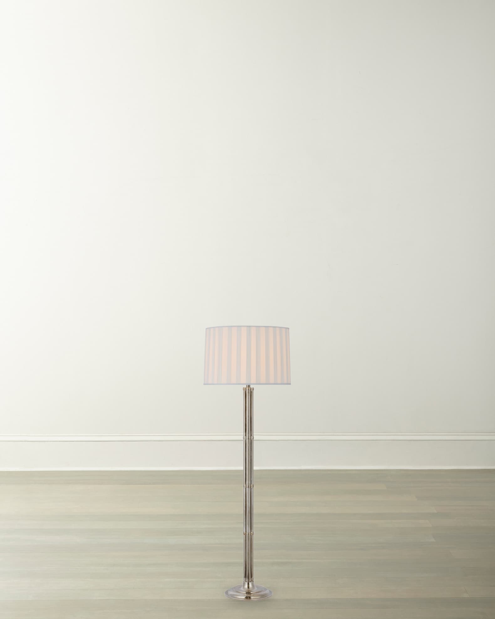 Visual Comfort Signature Downing Floor Lamp With Pleated Shade by Ralph Lauren