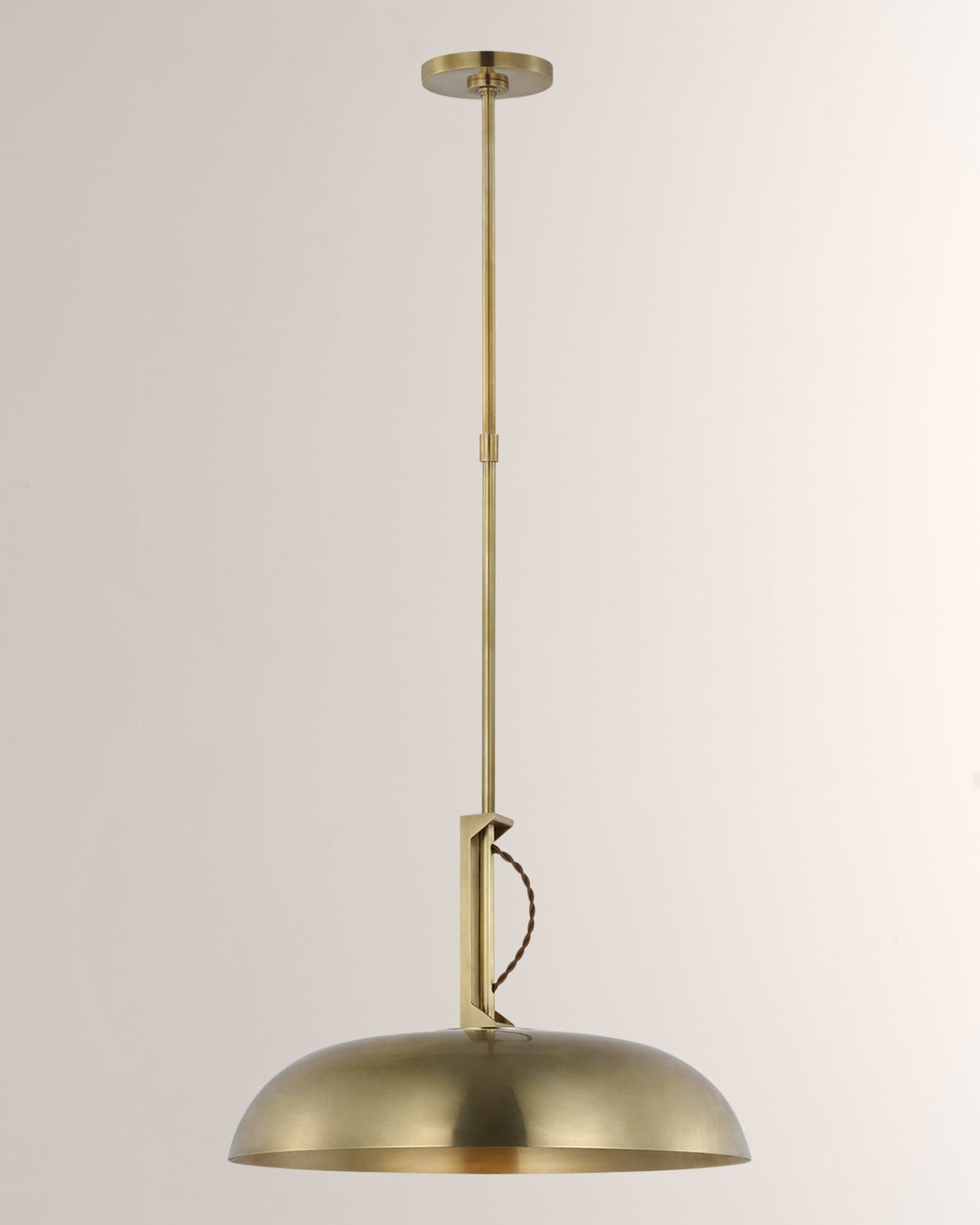 Visual comfort brass pendant 2025