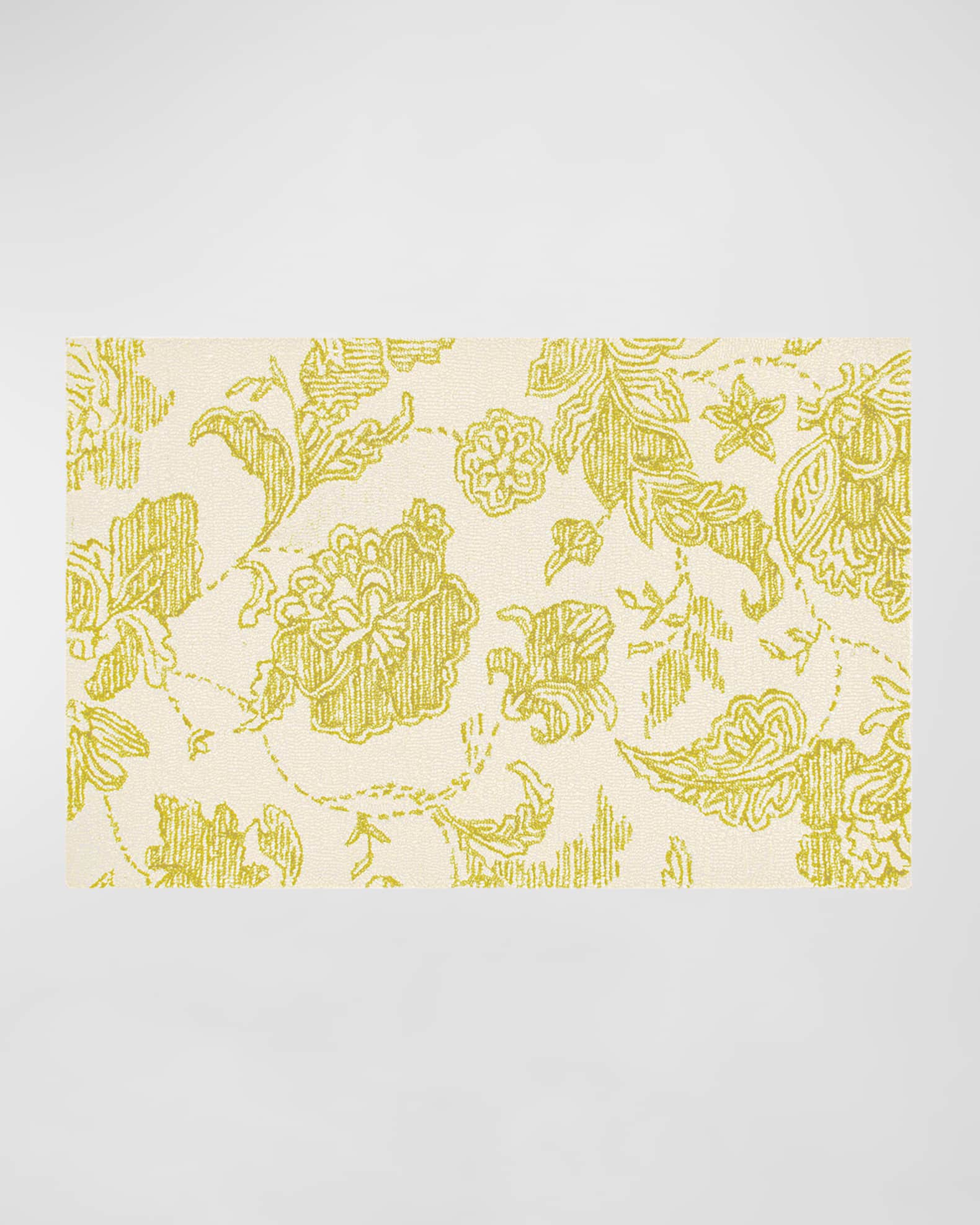 MacKenzie-Childs Marquee Floral Rug, 2' x 4'